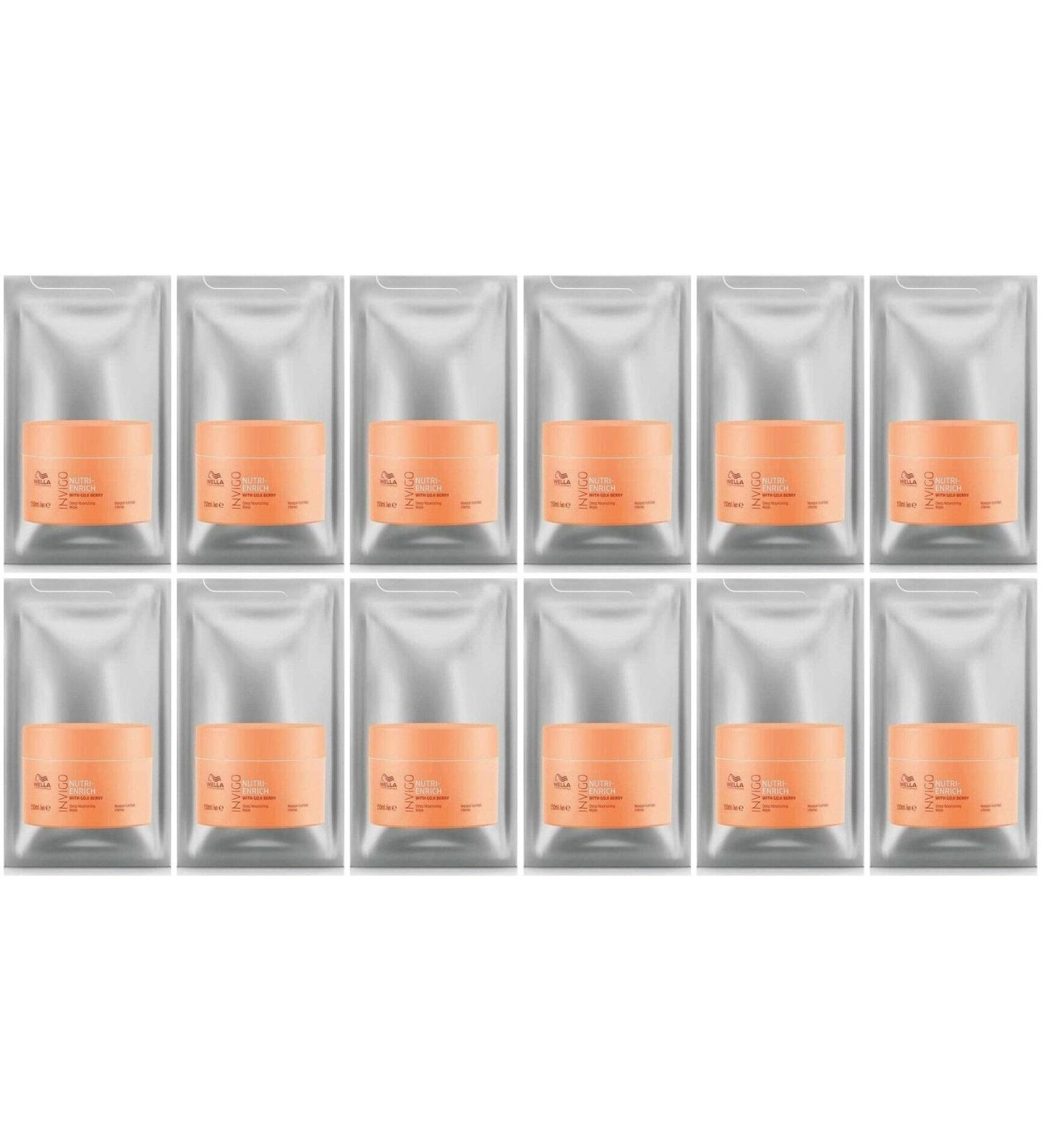 Pack of 12 Invigo Nutri-Enrich Deep Nourishing Mask 15 ml