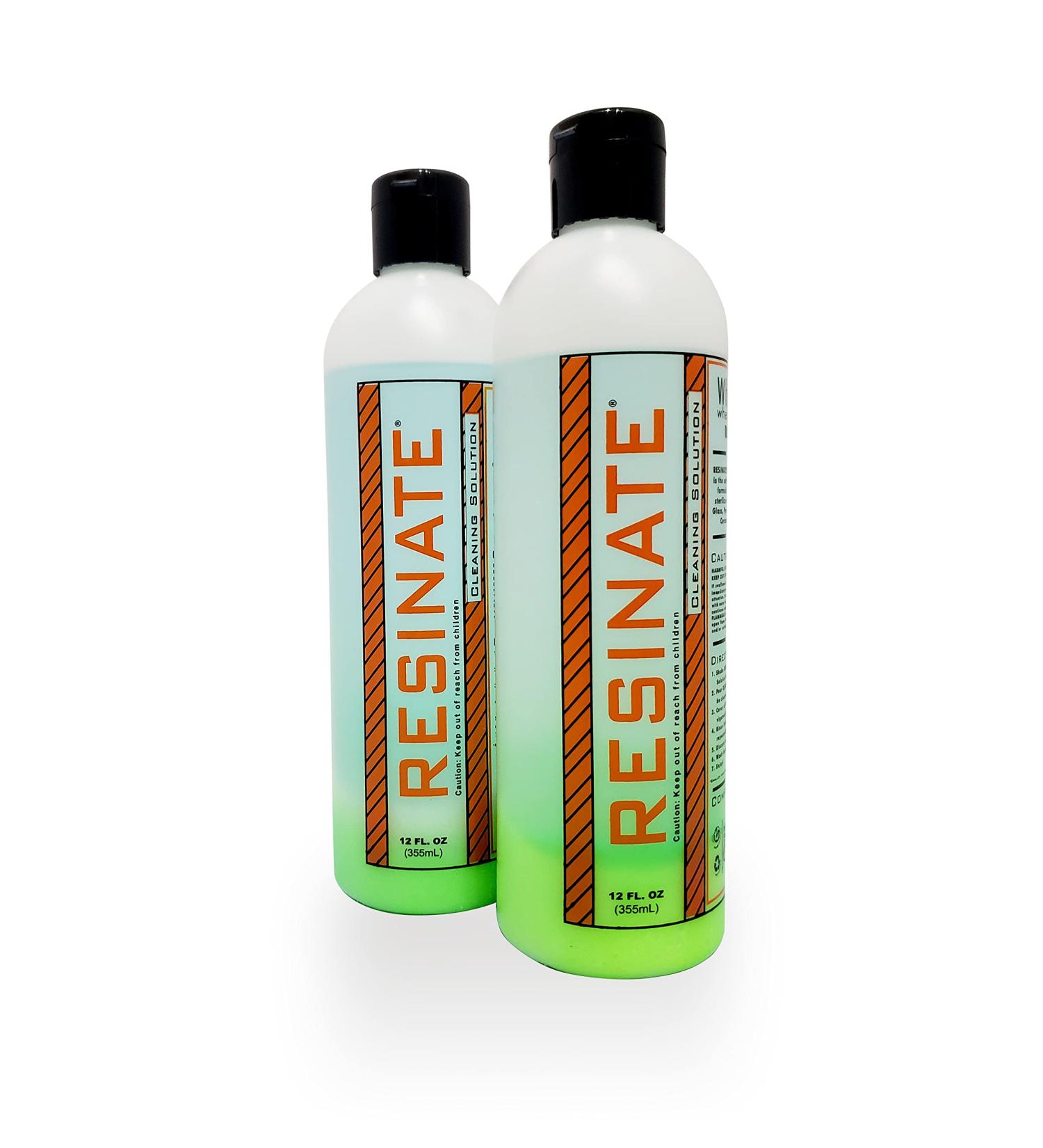 Resinate Green Cleaning Solution Glass Pyrex Metal Ceramic Disinfect Clean 12 oz. - PACK OF 2