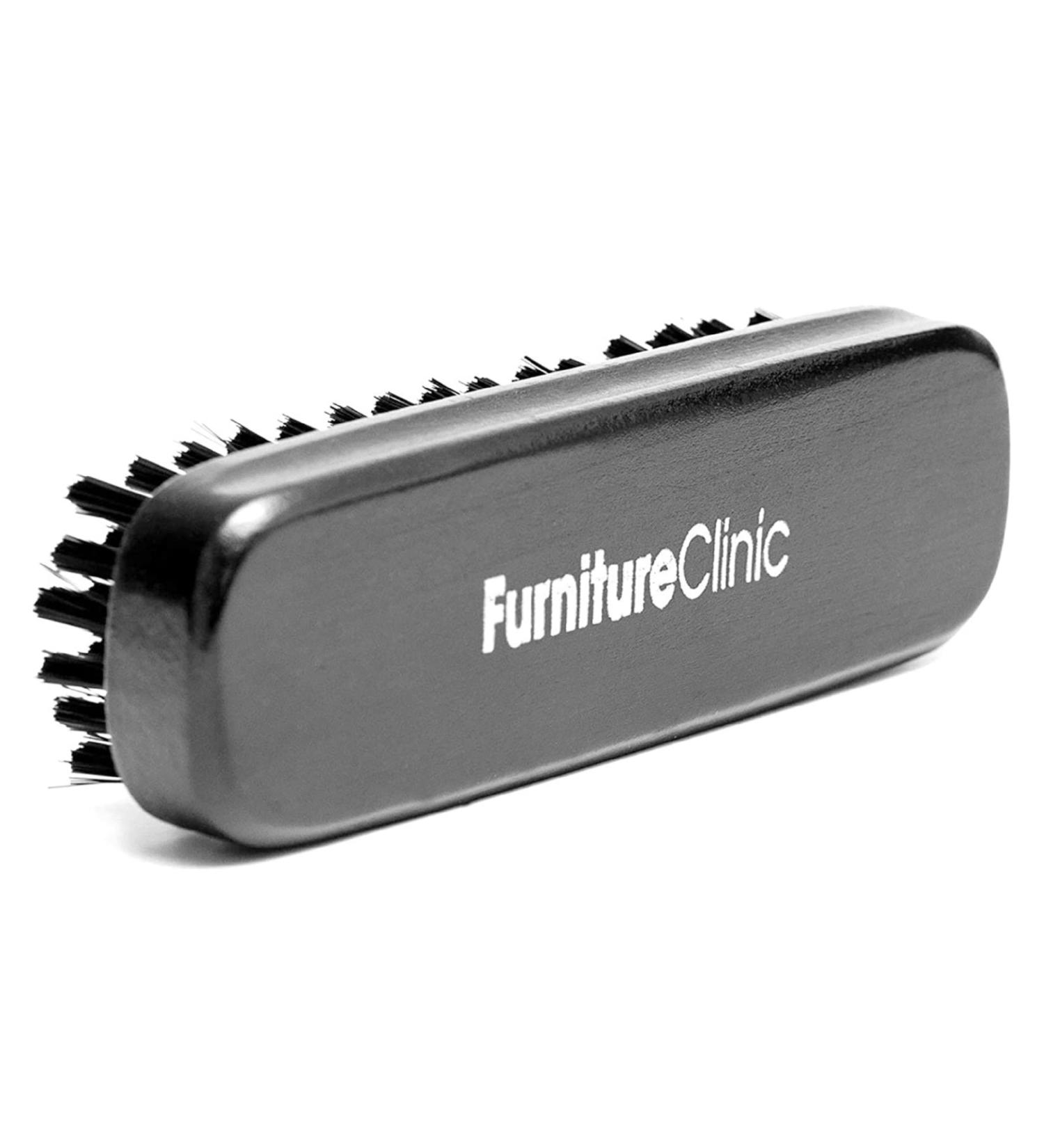 Furniture Clinic Cleaning Brush for Leather Fabric & Canvas | Gentle Bristles for Safe Cleaning of Furniture Jackets & Shoes | Easy-to-Use Soft Brush - Buy Online on SooperMarket.com