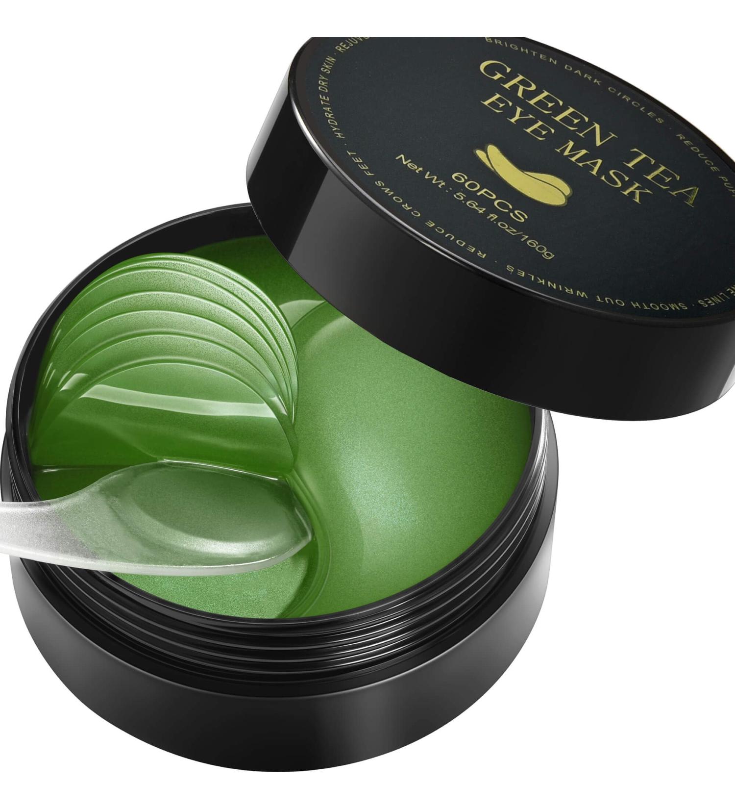 Under Eye Patches - Green Tea 30 Pairs | Hydrating Skin Treatment Masks for Dark Circles Puffiness & Anti-Aging Collagen Care - Buy Online on SooperMarket.com