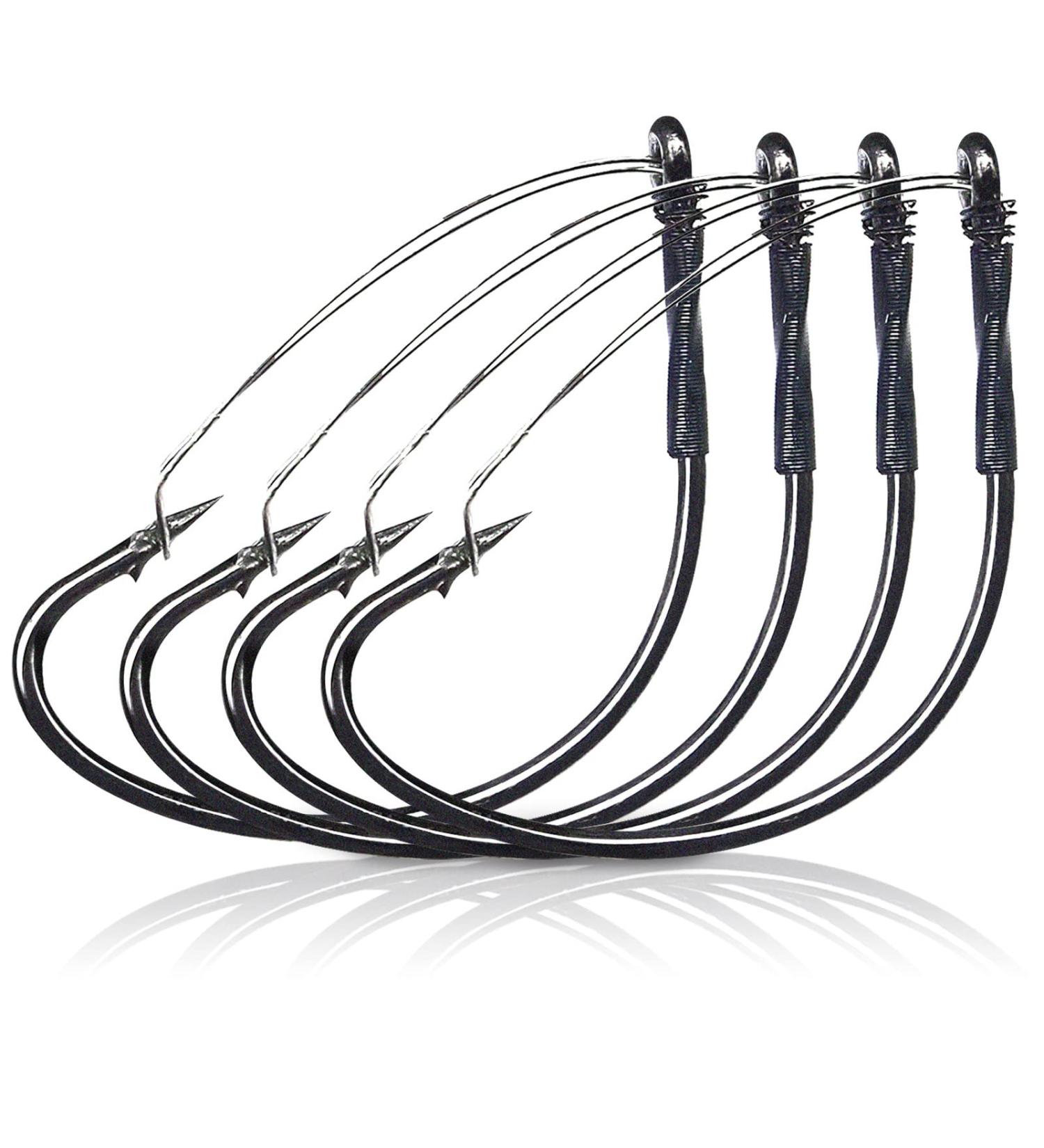 10/30PCS Wide Gap Weedless Hooks for Wacky Worm Rig, Size 2 - Wacky Weedless Style - Buy Online on SooperMarket.com