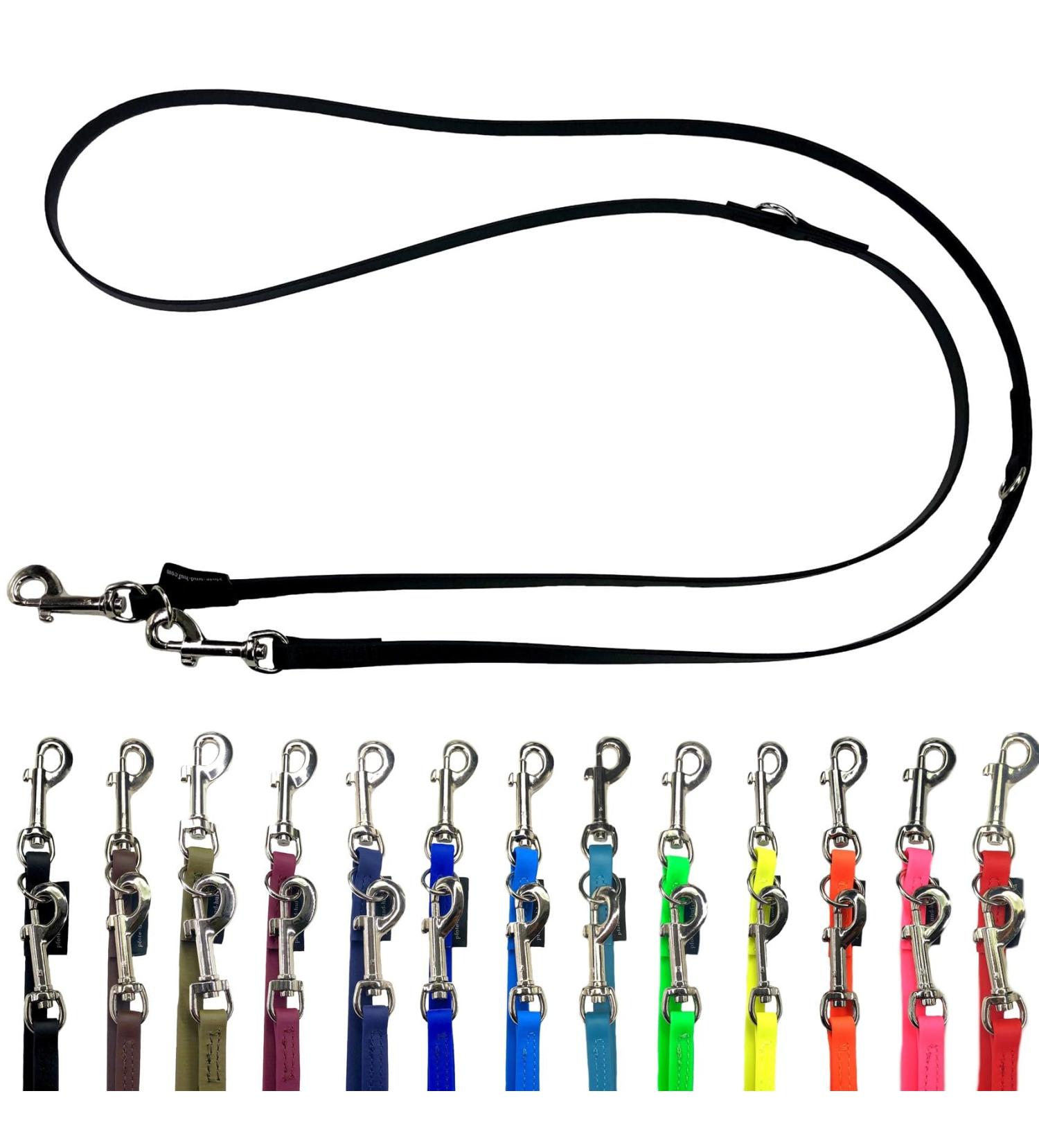 Biothane Dog Leash for Small & Large Dogs - Adjustable Lengths 2m/2.40m/2.80m/3.50m/5m | Durable 9mm/13mm/16mm Silver Hook | Perfect for Every Breed - Buy Online on SooperMarket.com