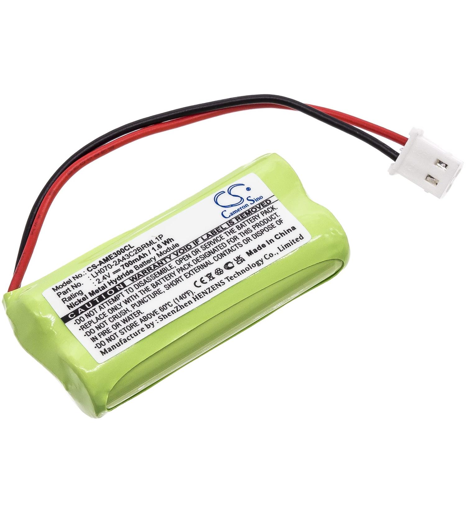 700mAh Replacement Battery for American LH070-2A43C2BRML1P - Compatible with E30021CL E30025CL E30023CL E30022CL (2.4V) | Fast International Shipping - Buy Online on SooperMarket.com