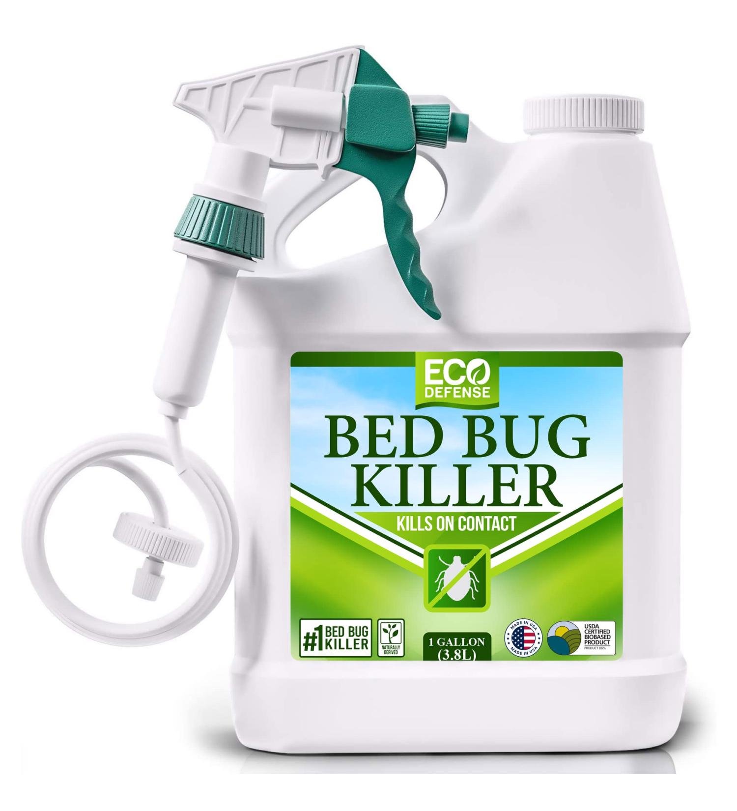 Eco Defense Bed Bug Killer - Natural Organic Formula - Fast-Acting - 1 Gallon - Buy Online on SooperMarket.com