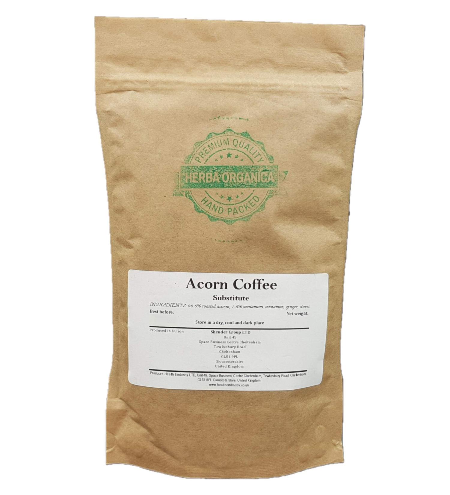 Herba Organica Acorn Coffee Substitute 100g - Natural Caffeine-Free Alternative (Pack of 1) - Buy Online on SooperMarket.com