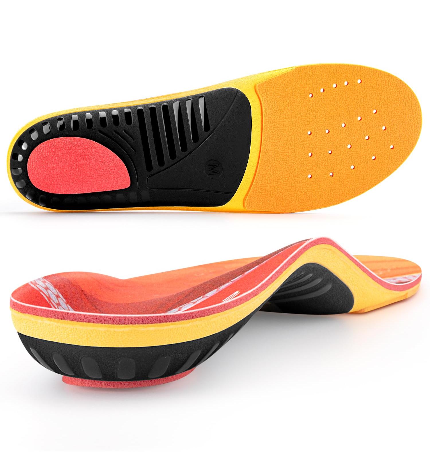 TOPSOLE Orthotic Insoles - Plantar Fasciitis Arch Support Inserts for Men and Women - Relieve Foot Pain - Shock Absorption - Comfort Work Boot Shoe Insoles - UK-6-25.3cm (10in) - Buy Online on SooperMarket.com