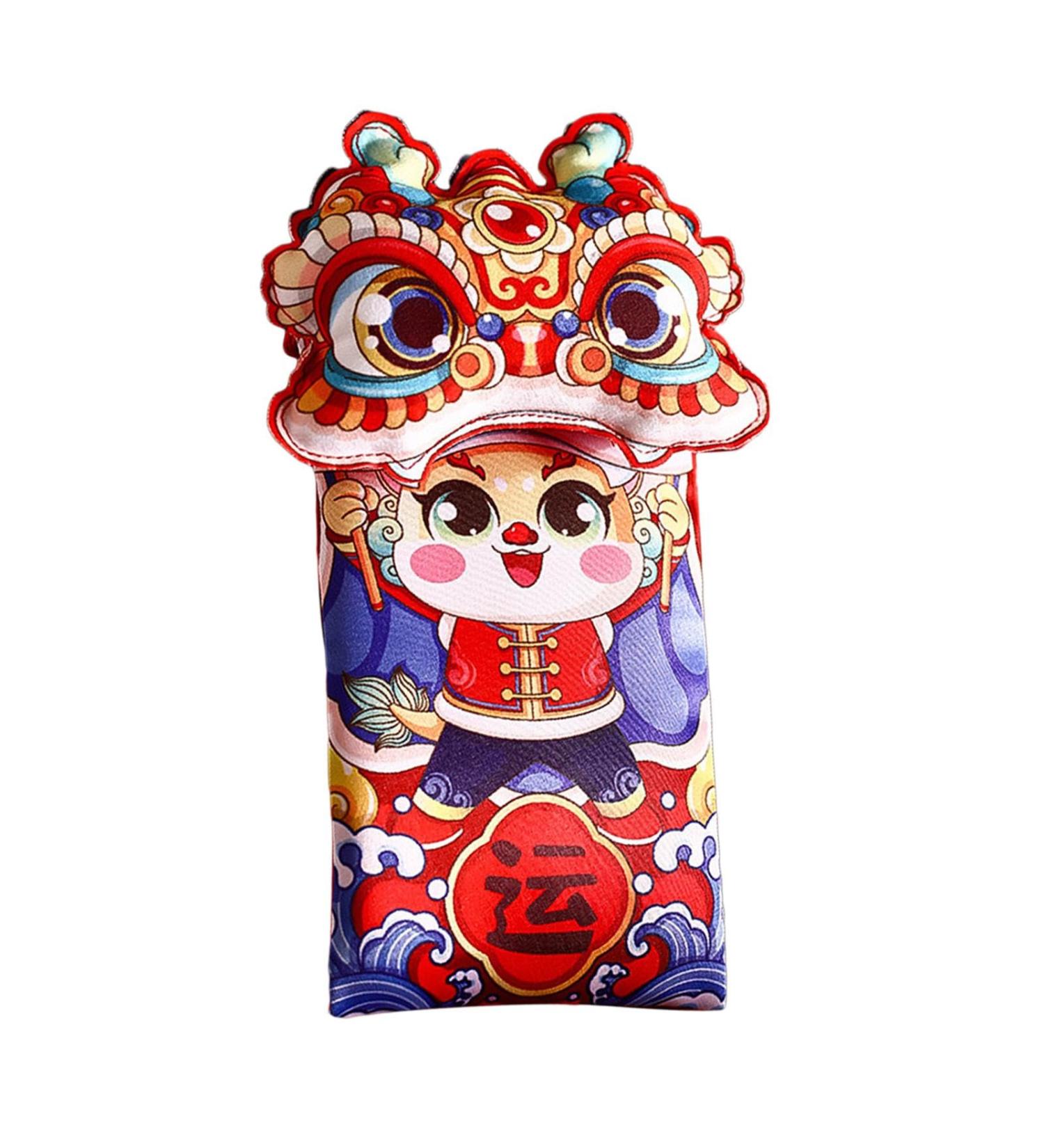 Harilla Hong Bao Red Packets Gift Packets Hongbao Lucky Money Chinese Lunar New Year Red Envelopes for Spring Festival Graduation Open Eyes 13x22cm - Buy Online on SooperMarket.com