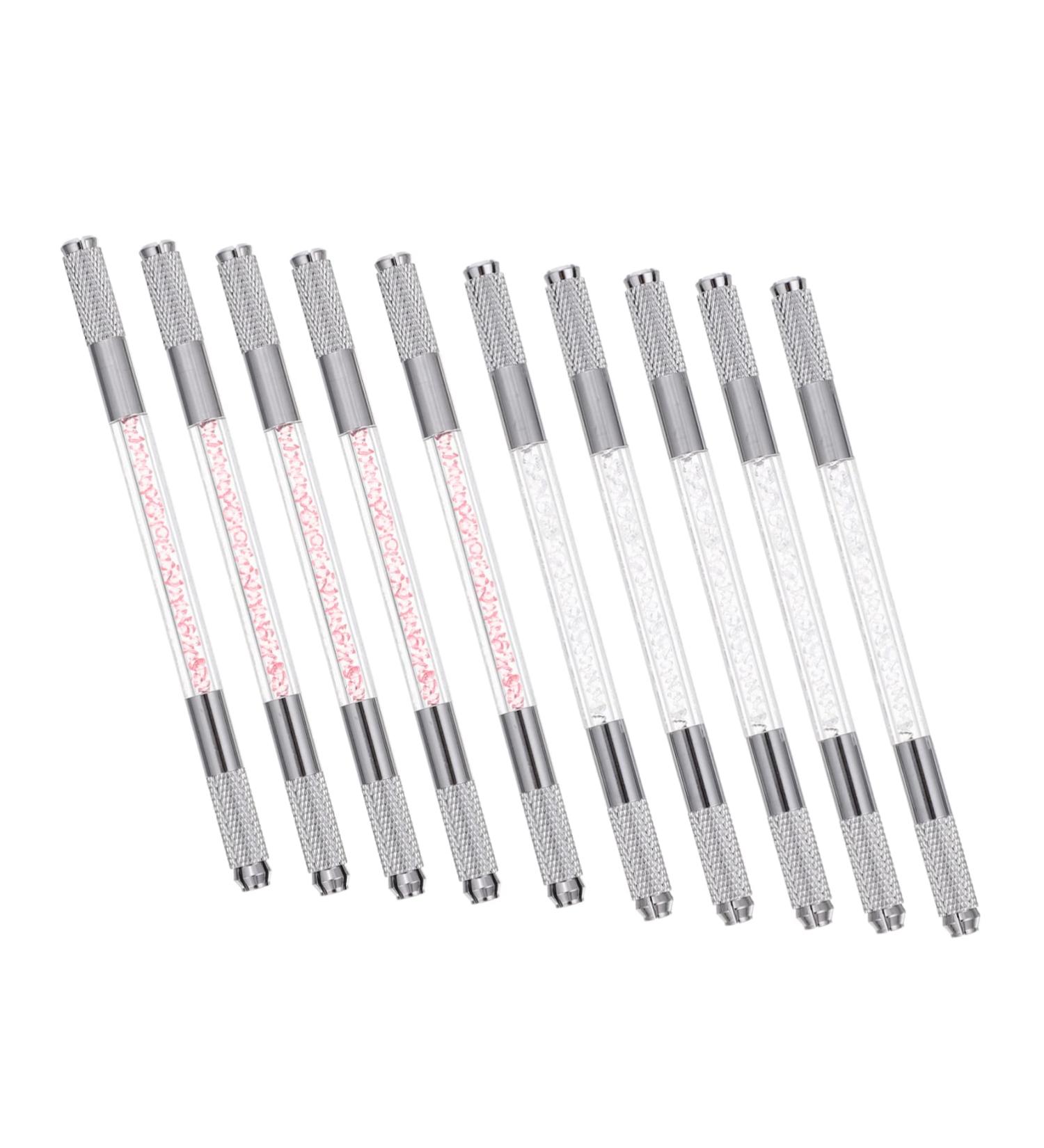 MUSISALY Microblading Pens 10pcs Brow Pencil Pen Supplies Microblading Eyebrow Pen Abs - Buy Online on SooperMarket.com