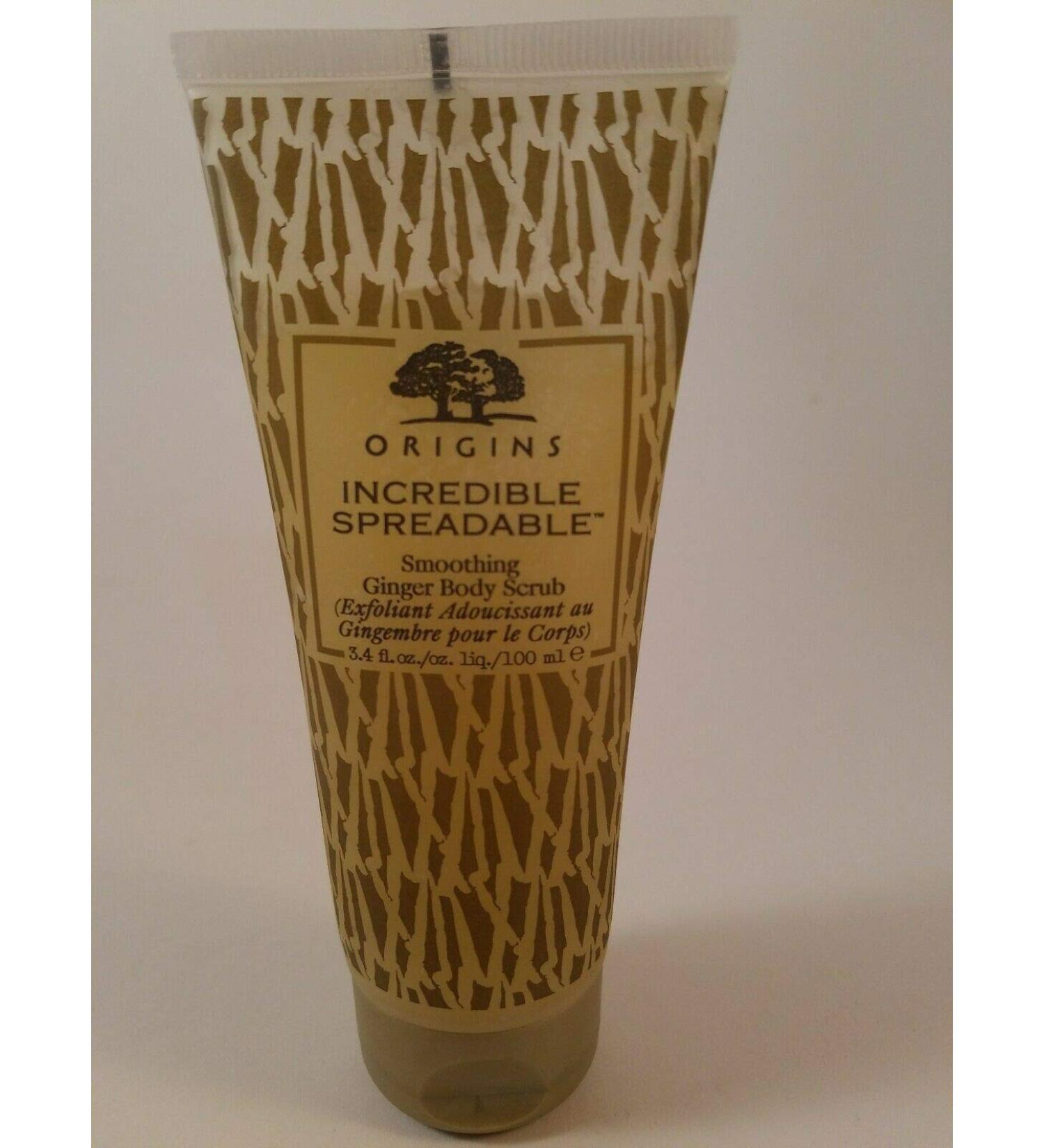 Origins Incredible Spreadable Smoothing Ginger Body Scrub 3.4 fl. oz. - Thavornshop - Buy Online on SooperMarket.com