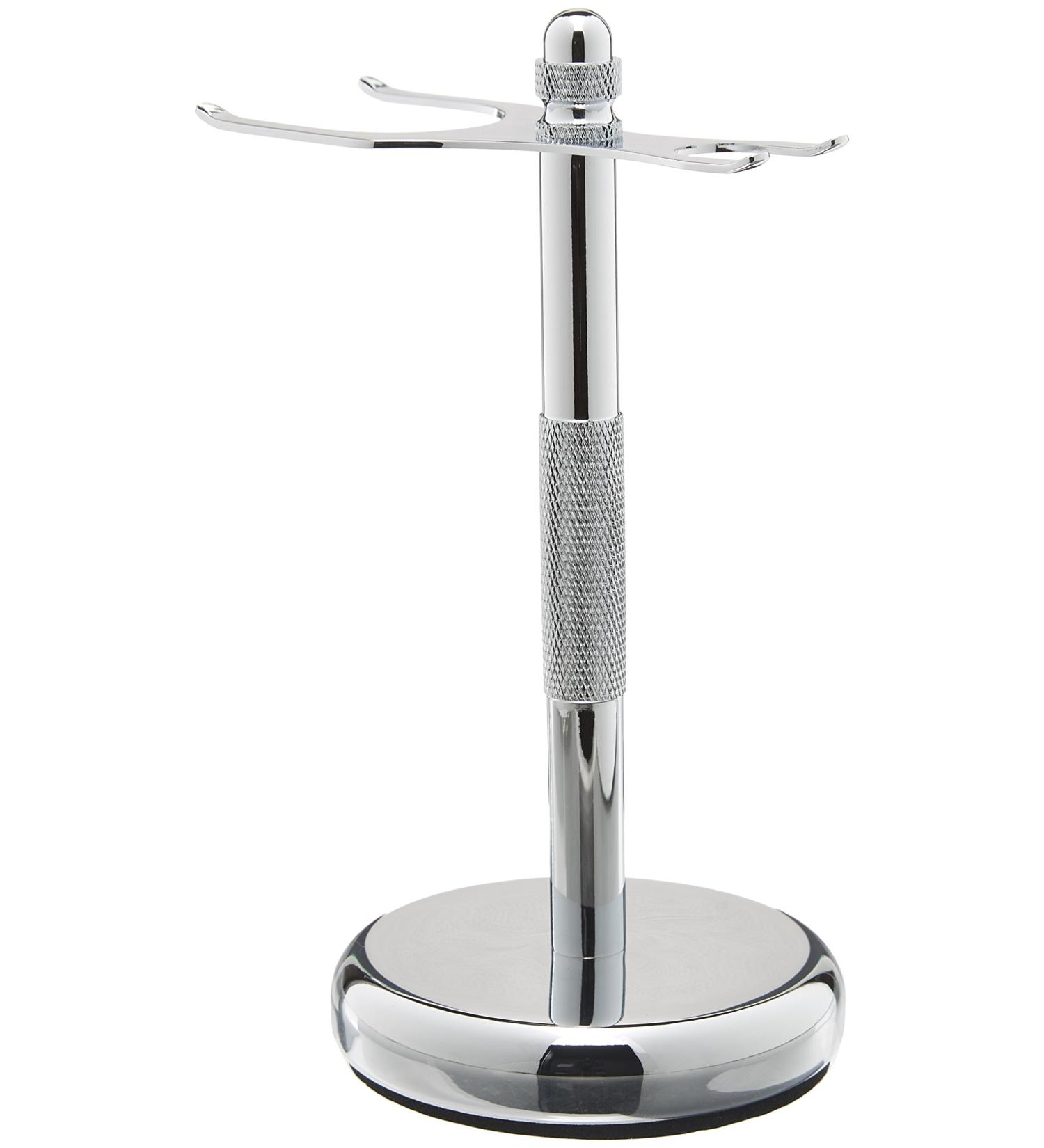 Merkur Compatible Safety Razors Display Stand Chrome - Buy Online on SooperMarket.com