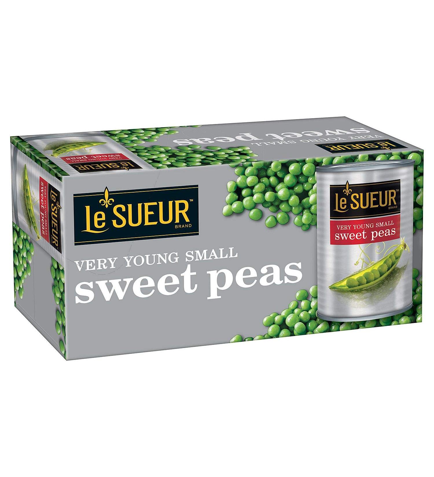 Le Sueur Very Young Small Sweet Peas - 8/ 15 oz. Cans