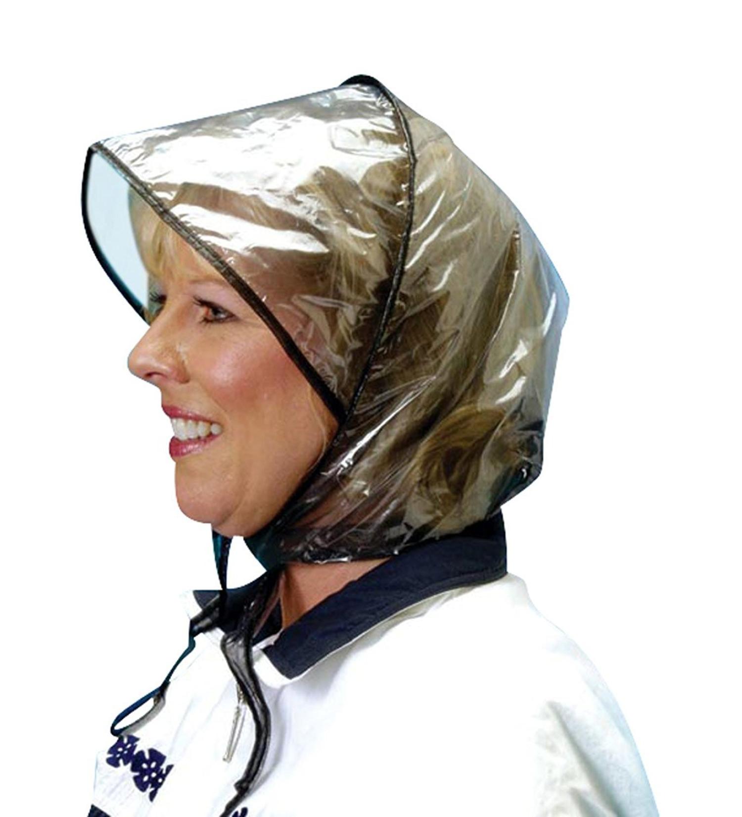 Miles Kimball Rain Bonnet Black