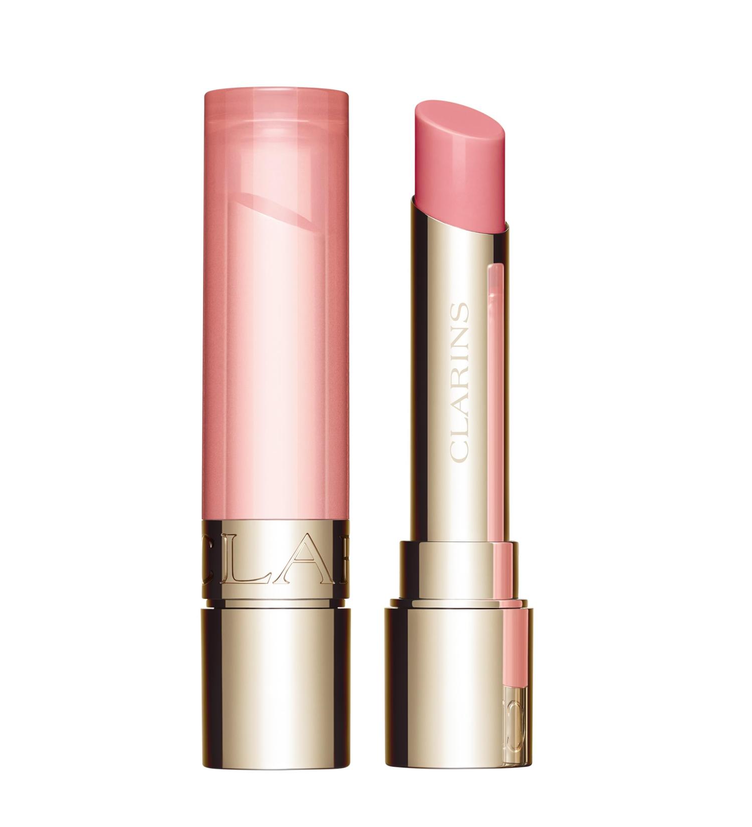 Clarins NEW Lip Oil Balm - Nourishing Hydration Plumping Shine | 99% Skincare Formula | 96% Natural Ingredients | 0.1 Ounce 01 - Pale Pink - Buy Online on SooperMarket.com