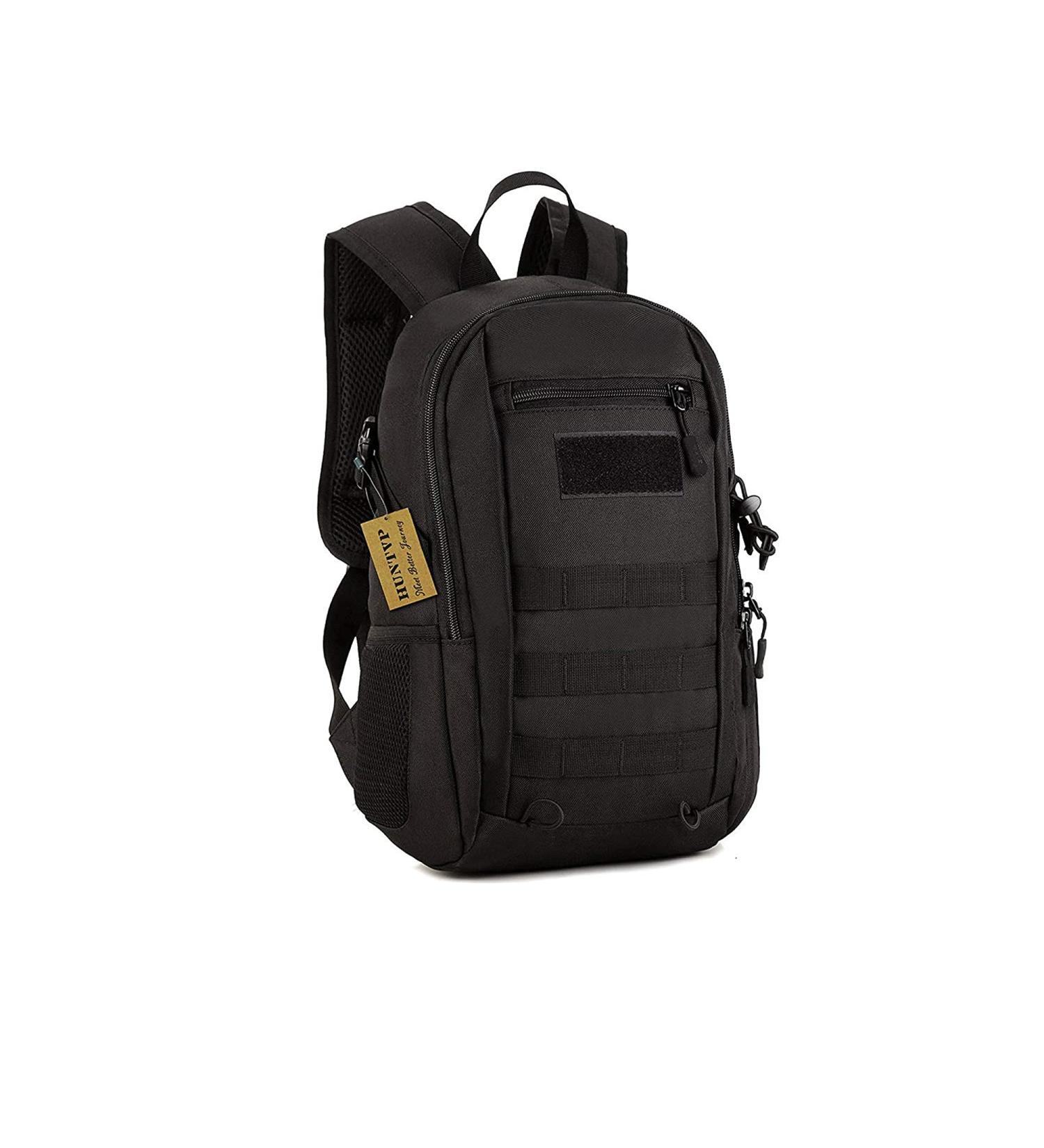 Huntvp Mini Daypack Military Backpack 10L/20L - Tactical Assault Pack for Hunting, Camping, and Trekking - Black - Buy Online on SooperMarket.com