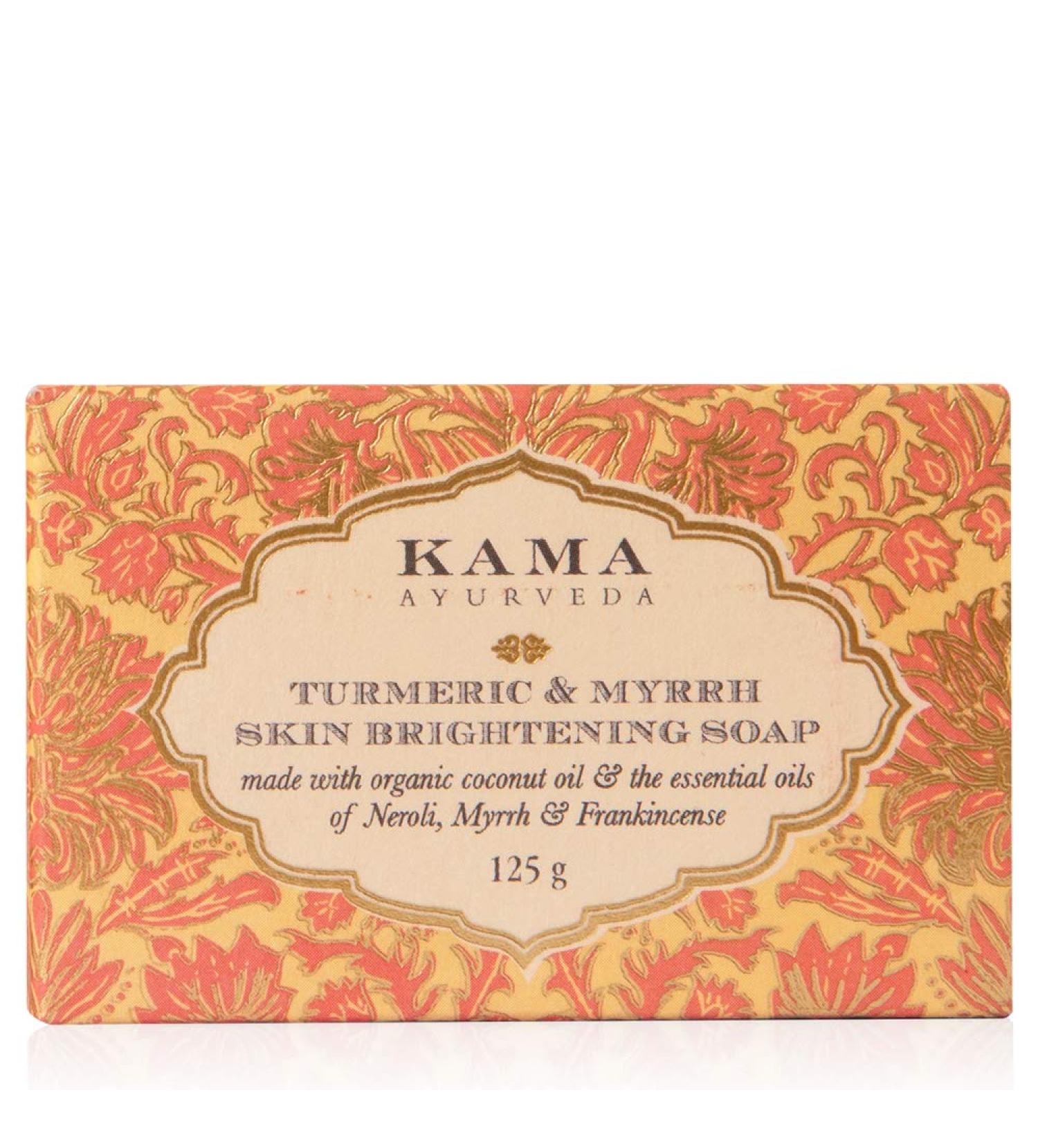 Kama Ayurveda Turmeric and Myrrh Skin Brightening Soap 125g - Buy Online on SooperMarket.com