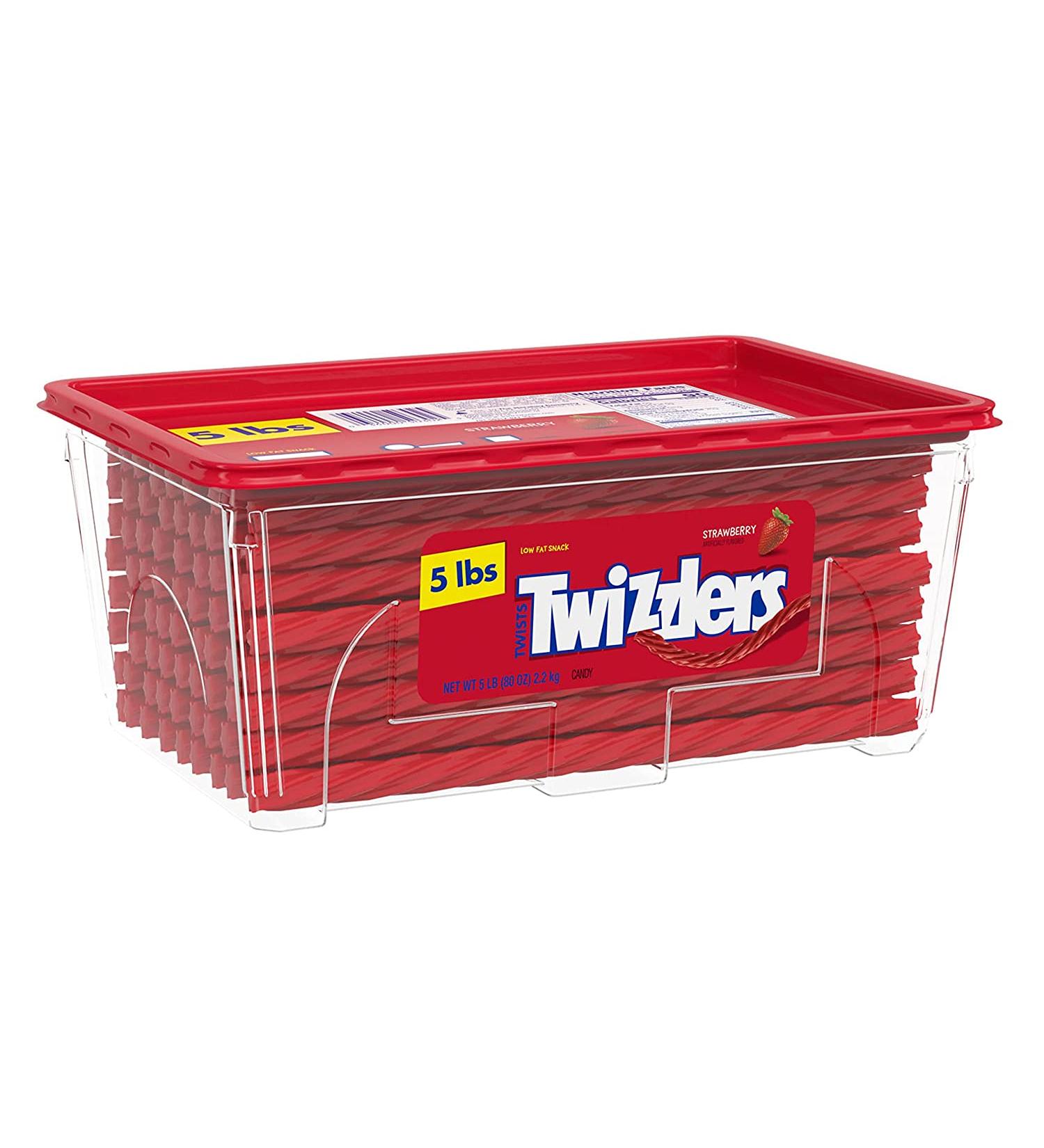 TWIZZLERS Twists Strawberry Chewy Candy - Halloween Edition - 5 lbs - Buy Online on SooperMarket.com