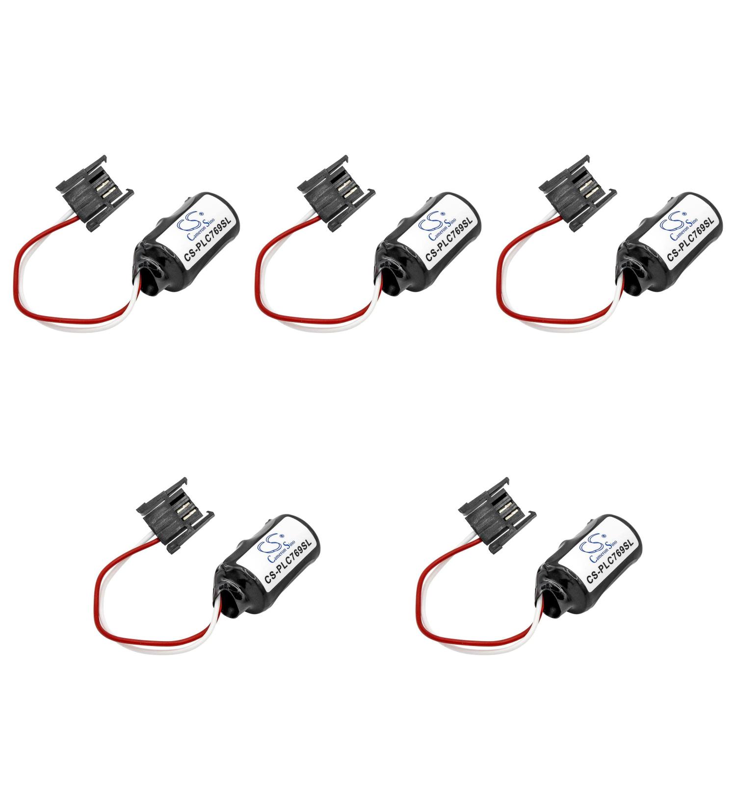 5 Pcs Battery Replacement for HHT SLC5/02 SLC5/04SLC5/05 SLC-5/01 SLC5/02 SLC5/03 SLC5/05 SLC5/03 SLC5/04 SLC-5/01 MicroLogix 1500 SLC500