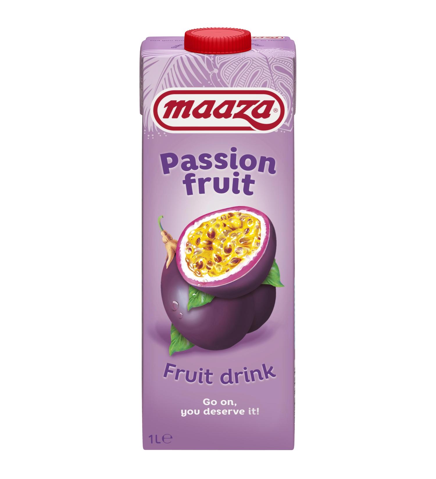 Maaza Passion Fruit Drink passion fruit juice to enjoy passion fruit 6x1l passion fruit 1 l (pack of 6)