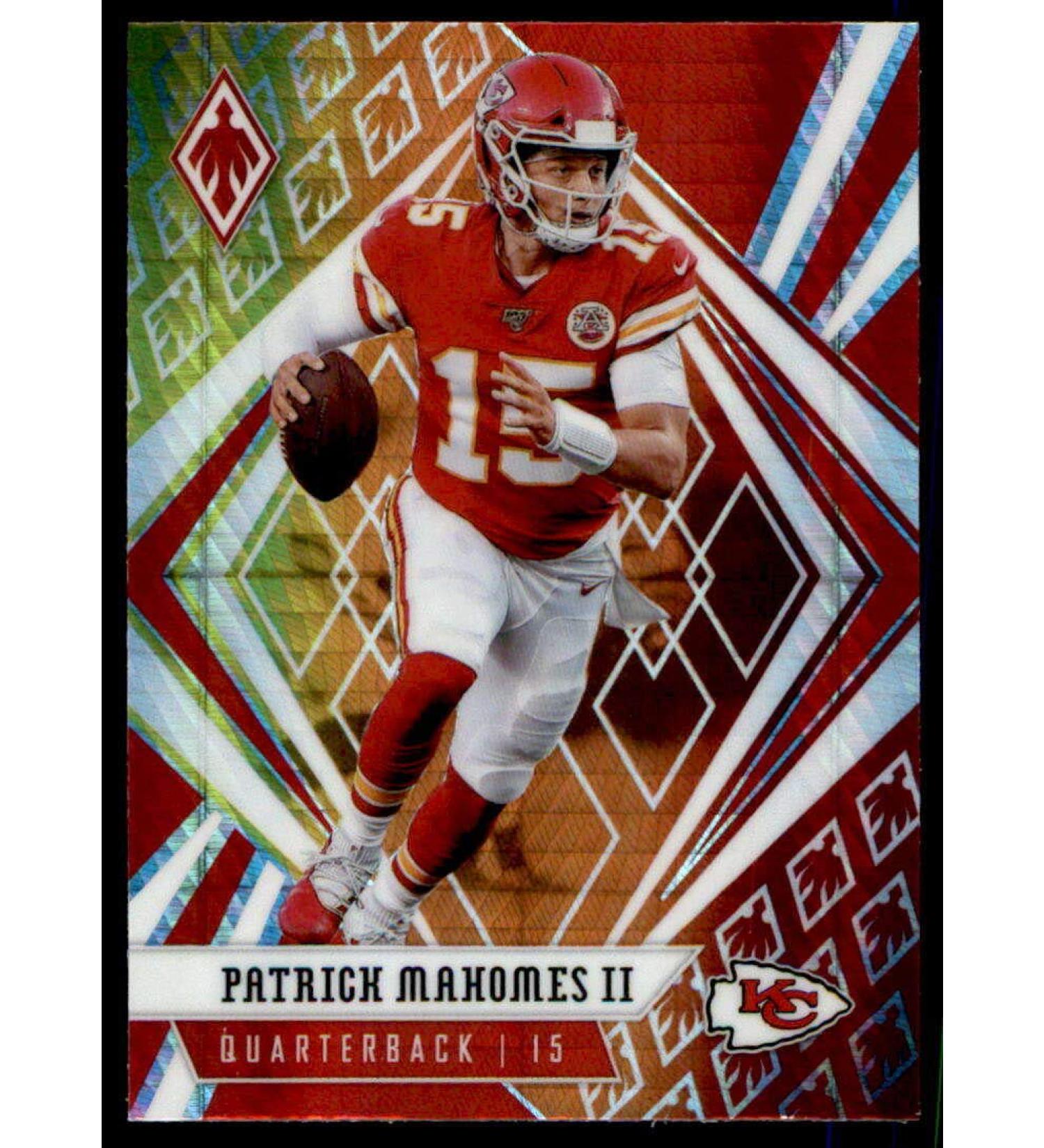 Football NFL 2020 Panini Phoenix Fire Burst #45 Patrick Mahomes II Chiefs