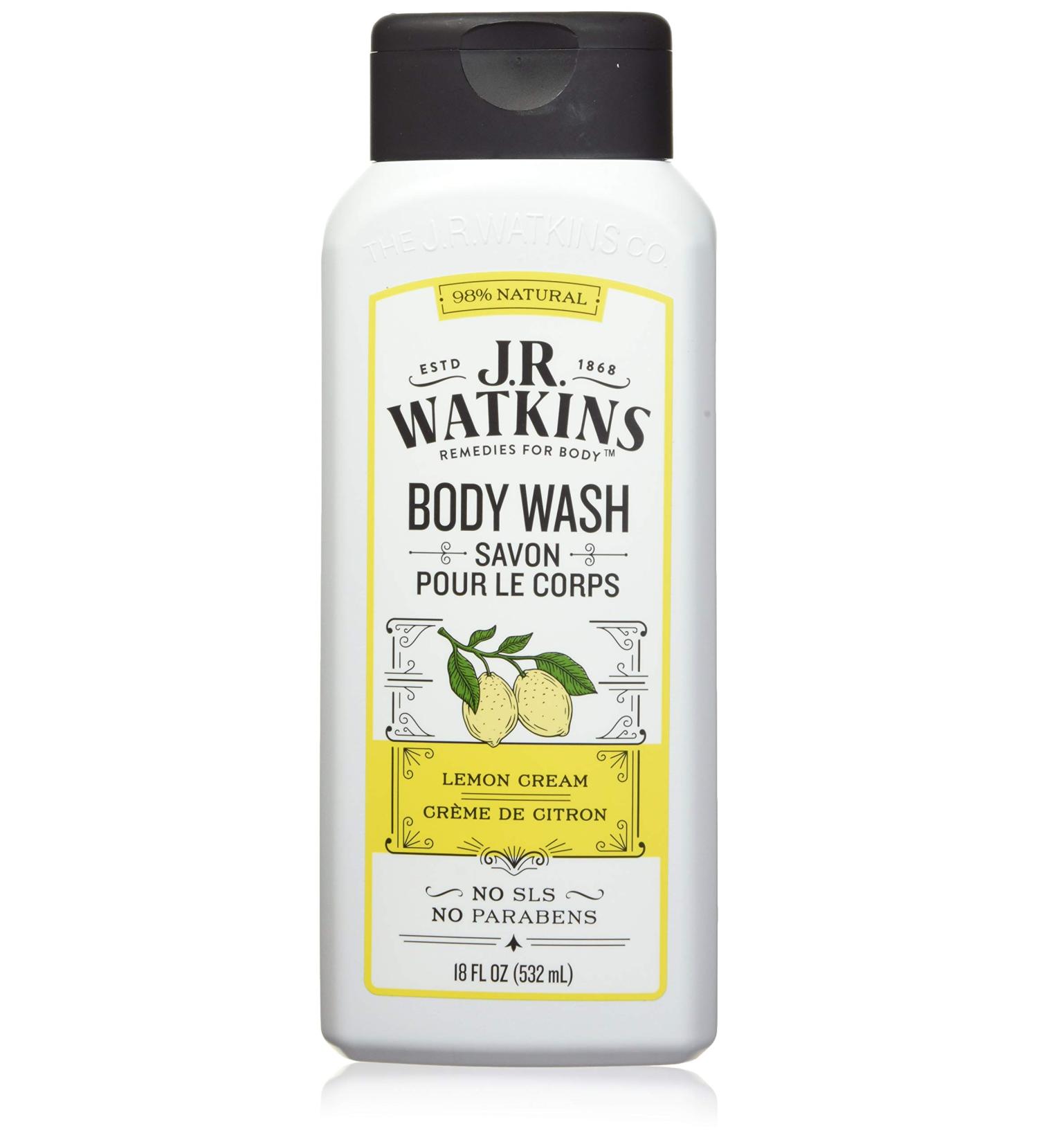 J.R. Watkins Lemon Daily Moisturizing Body Wash - 18 Ounce - Buy Online on SooperMarket.com