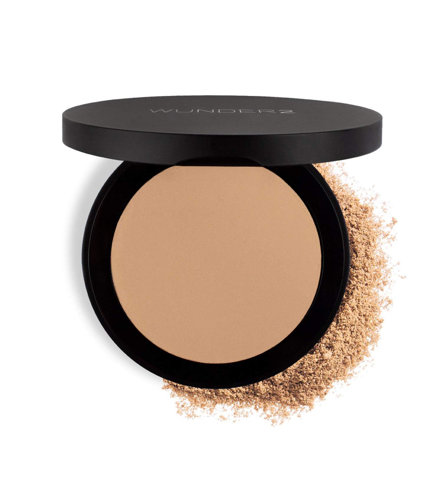 WUNDERBROW GO BEYOND Foundation Pressed Powder - Natural Cream Finish (Light Medium) - Buy Online on SooperMarket.com