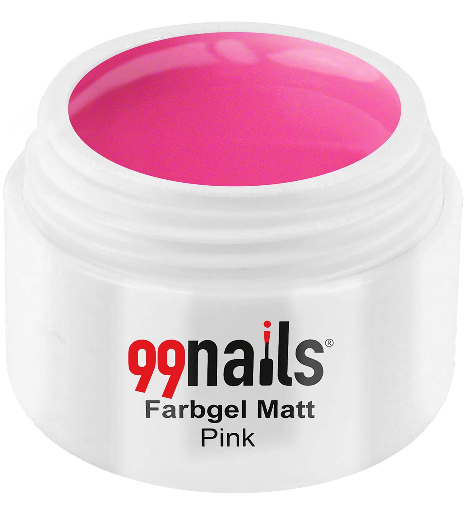 99nails Color Gel Matt - Pink (5 ml) | Premium Nail Gel for Long-Lasting Manicures | Buy Online Worldwide - Buy Online on SooperMarket.com