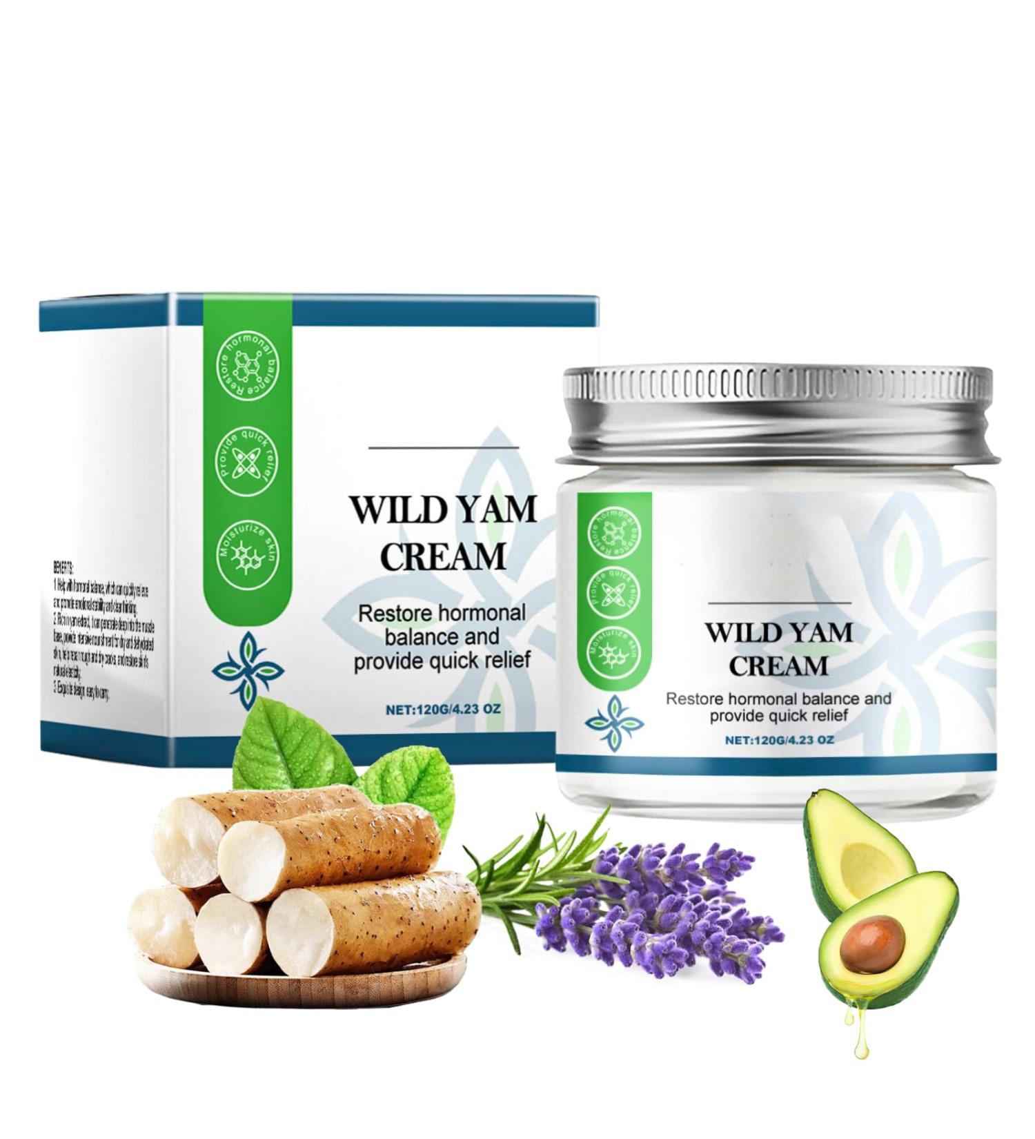 Wild Yam Cream Wild Yam Cream Hormone Balance Wild Yam Skin Cream Wild Yam Body Cream Wild Yam Body Creams For Women & Men Wild Yam Anti Aging Face Cream Moisturizing Cream for Face & Body - Buy Online on SooperMarket.com