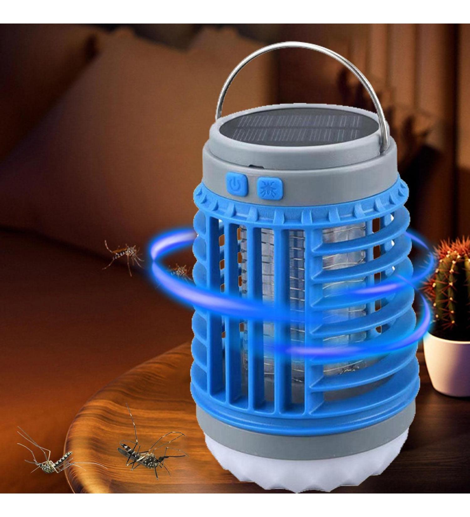Buzzbug Mosquitoes Killers - BugZapper Outdoor - Mosquitoes Zapper - Waterproof Solar Powered Buggs Zapper - LED UV Light Indoor Mosquitoes Killers Electric Fly Zapper Lamp for Patio Backyard Purple - Buy Online on SooperMarket.com