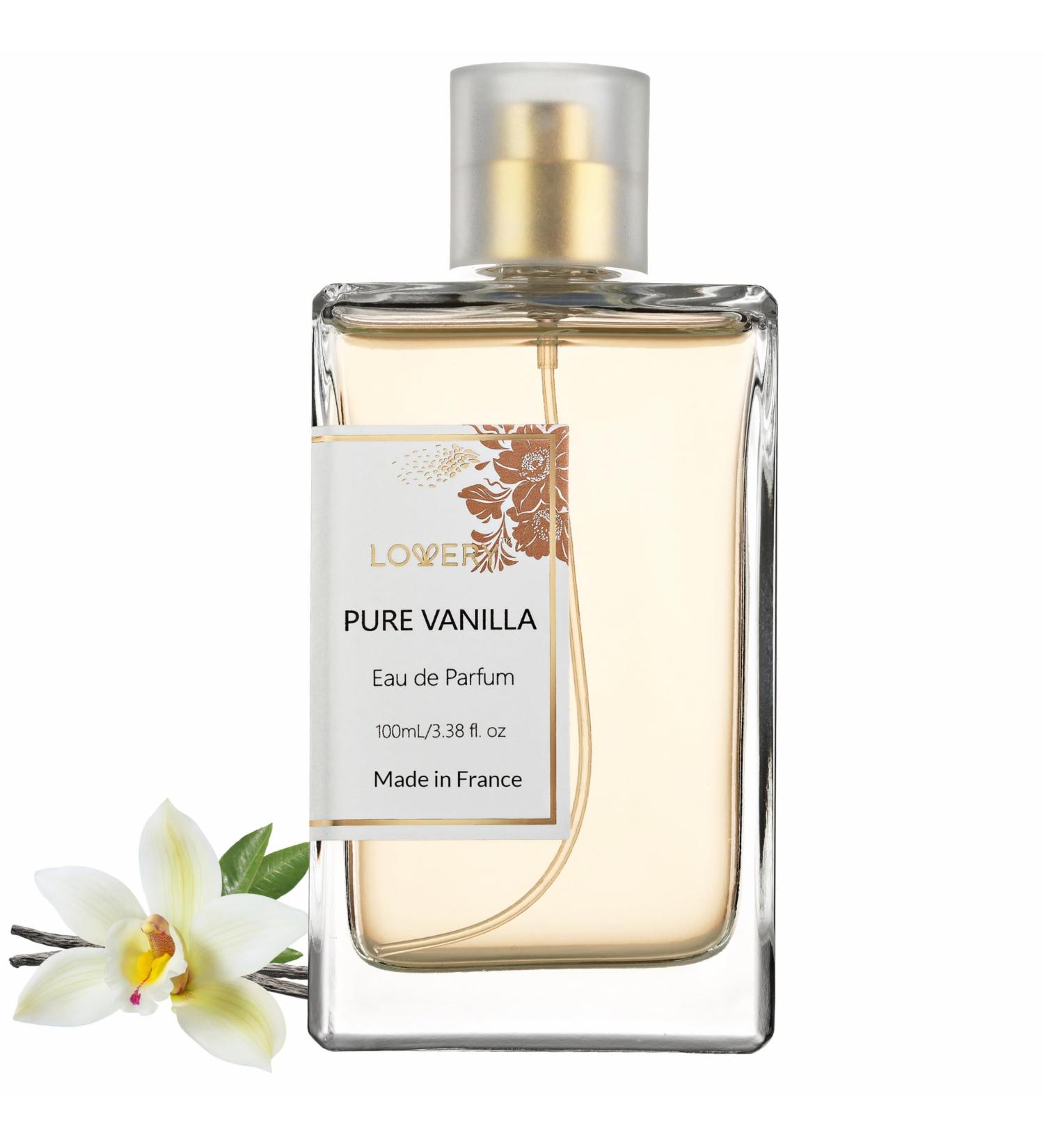 LOVERY Pure Vanilla Perfume for Women 3.38 fl oz Made in France Long-Lasting Eau de Parfum Sweet Vanilla Fragrance Gift for Girlfriend Wife or Mom Ideal Christmas or Spa Gift for Women - Buy Online on SooperMarket.com