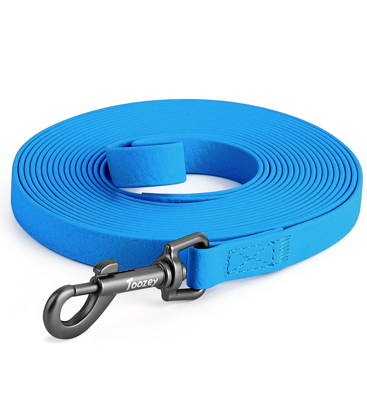 Toozey Waterproof Dog Drag Line - 3m to 20m Leashes Robust Training Lines for All Dog Sizes Includes Hand Loop & Mains Bag - Perfect for Reliable Outdoor Training - Buy Online on SooperMarket.com