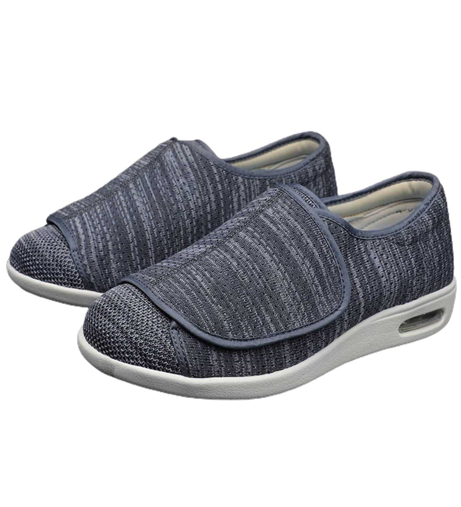 LGZY Women's Diabetic Shoes | Extra Wide Width Orthopedic Slippers for Swollen Feet | Memory Foam | Dark Gray - Size 39 EU - Buy Online on SooperMarket.com