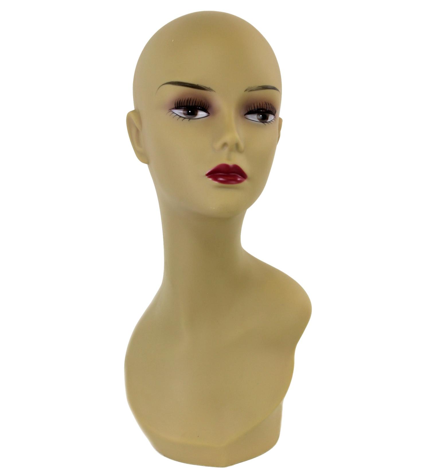 High-Quality Deco Head Wig Stand - Natural Complexion PQ5 for Easy Styling | International Shipping - Buy Online on SooperMarket.com