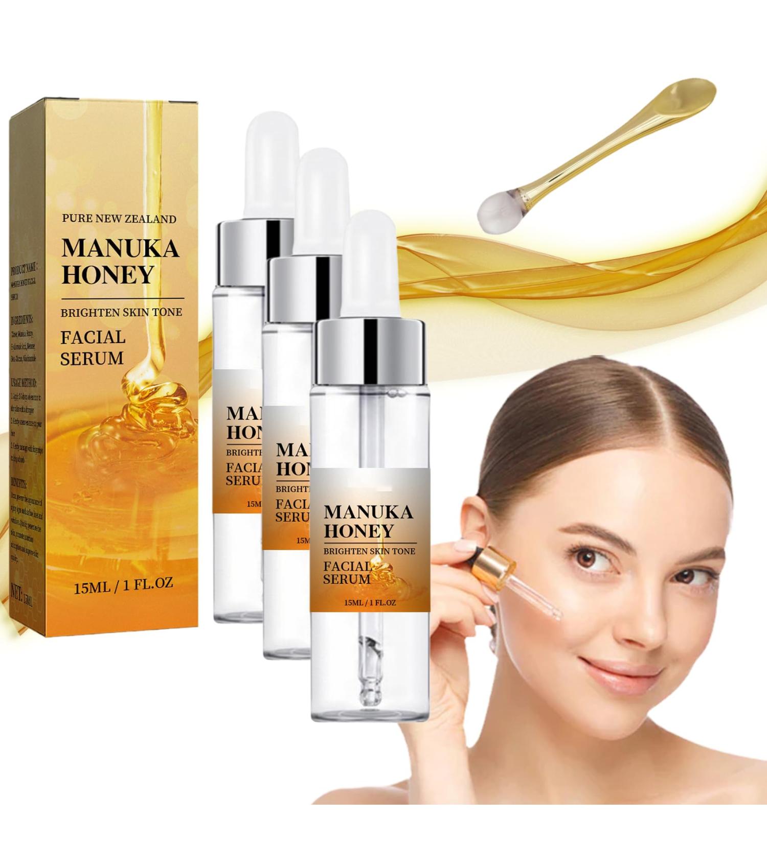New Zealand Bee Venom and Manuka Honey Serum Manuka Honey Serum for Face Honey Facial Serum Honey Anti-Aging Serum Anti-Aging Serum Honey Face Serum (3Pcs) - Buy Online on SooperMarket.com