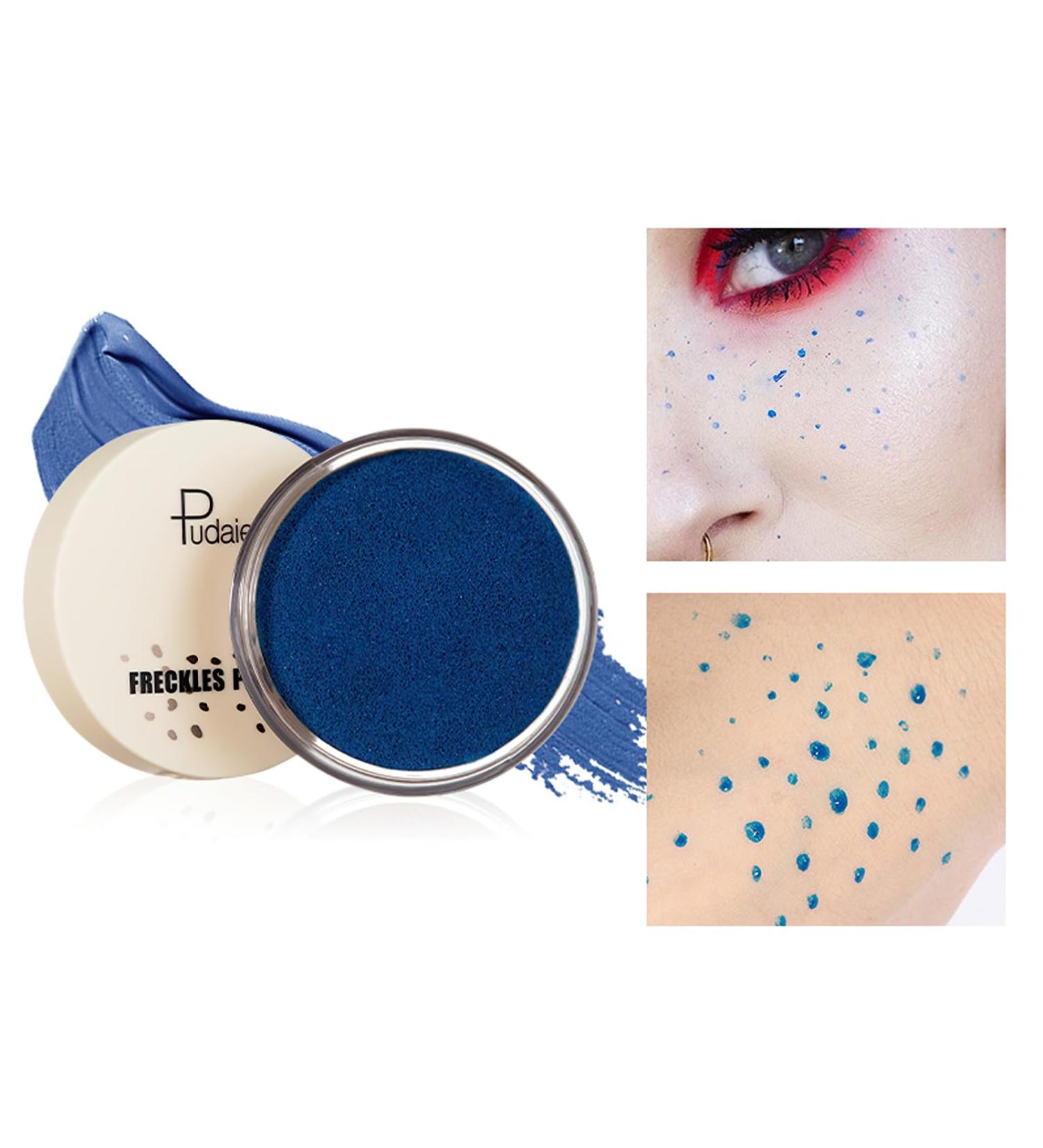 MIELIKKI Freckle Stamp - Natural Makeup Marker for Fake Freckles Waterproof & Long Lasting Air Cushion | #05 Fresh Blue - International Shipping Available - Buy Online on SooperMarket.com