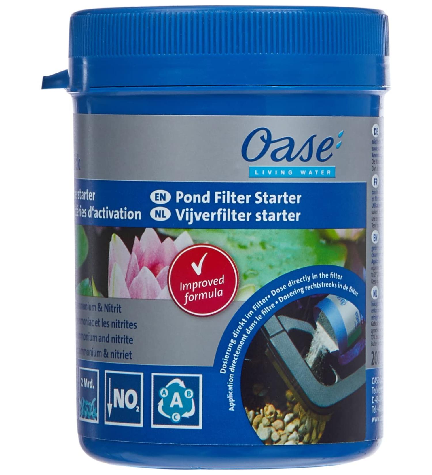 OASE 50295 AquaActiv BioKick - 200ml Pond Bacteria Starter for Fish & Garden Ponds | 10 000 Liters - Buy Online on SooperMarket.com