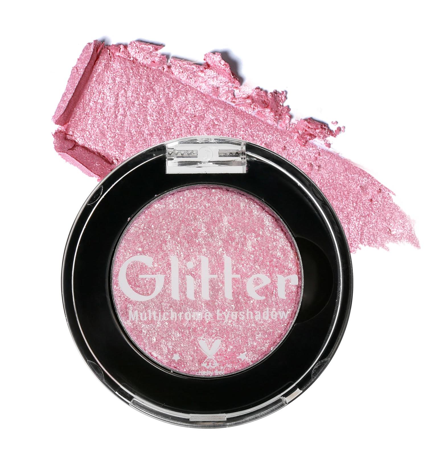 Glitter Eyeshadow Korean Eye Glitter Richly Pigmented Long Lasting Shimmer Eyeshadow Cute Multichrome Sparkle Eyeshadow Bling Cream Eye Shadow for Fair Mature Skin Talc Free Sliver/Pink Pluto Silver #1g - Buy Online on SooperMarket.com