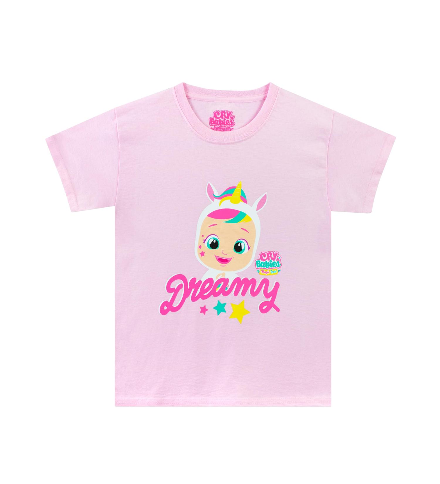 Cry Babies Magic Tears Dreamy Doll Girls T-Shirt | Official Merchandise | Ages 3-4 Years | Comfy Cotton Kids Clothing - Buy Online on SooperMarket.com
