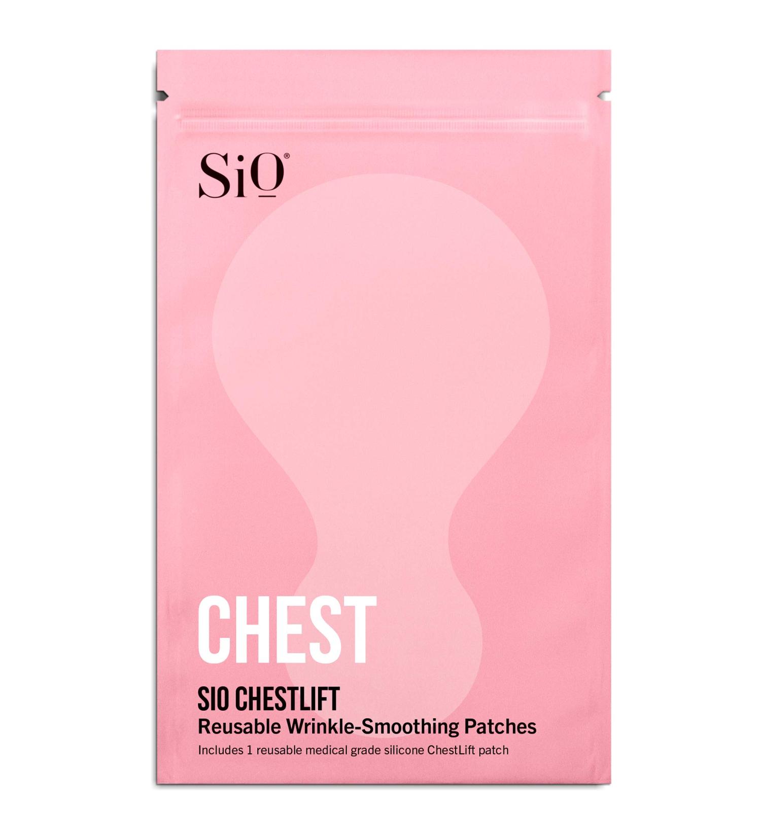 Sio Beauty SkinPad Silicone Chest Anti-Wrinkle Patches - 2 Weeks Supply | Reusable Overnight Decollette Pad for Neck & Cleavage | Anti-Aging Patch - Buy Online on SooperMarket.com