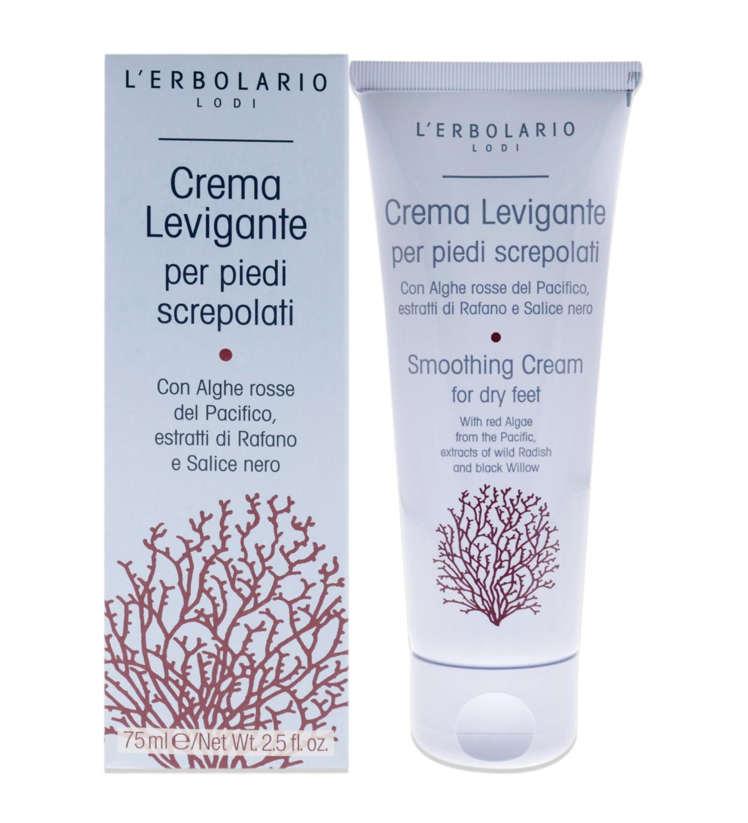 L'Erbolario foot care smoothing cream for dry and cracked feet 1 pack (1 x 75 ml)