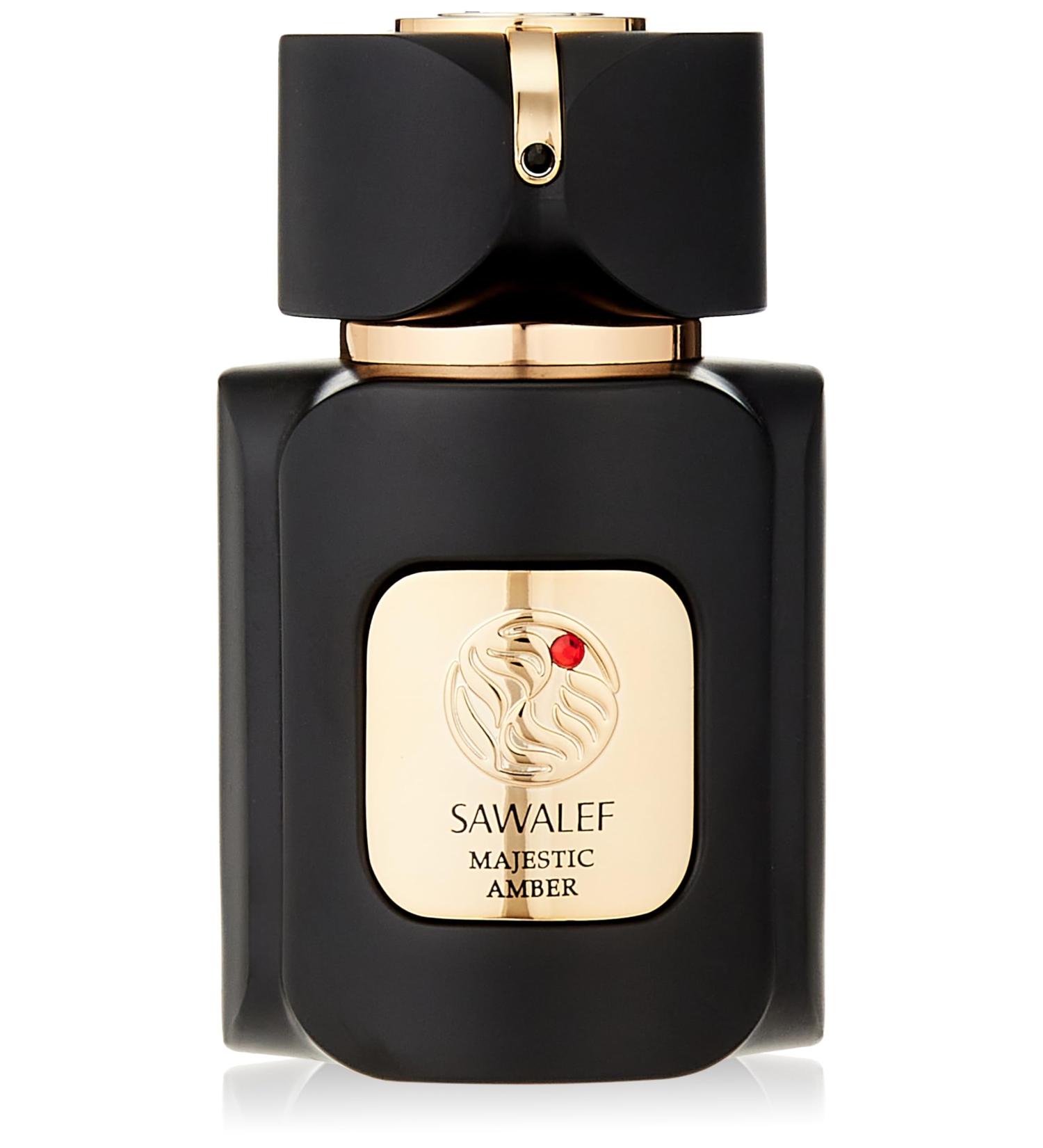 Sawalef Majestic Amber - Elegant Body Mist - Intense Long-Lasting Scent - Floral and Fruity Fragrance - Suitable for Daily Wear - 2.7 oz EDP Spray - Buy Online on SooperMarket.com