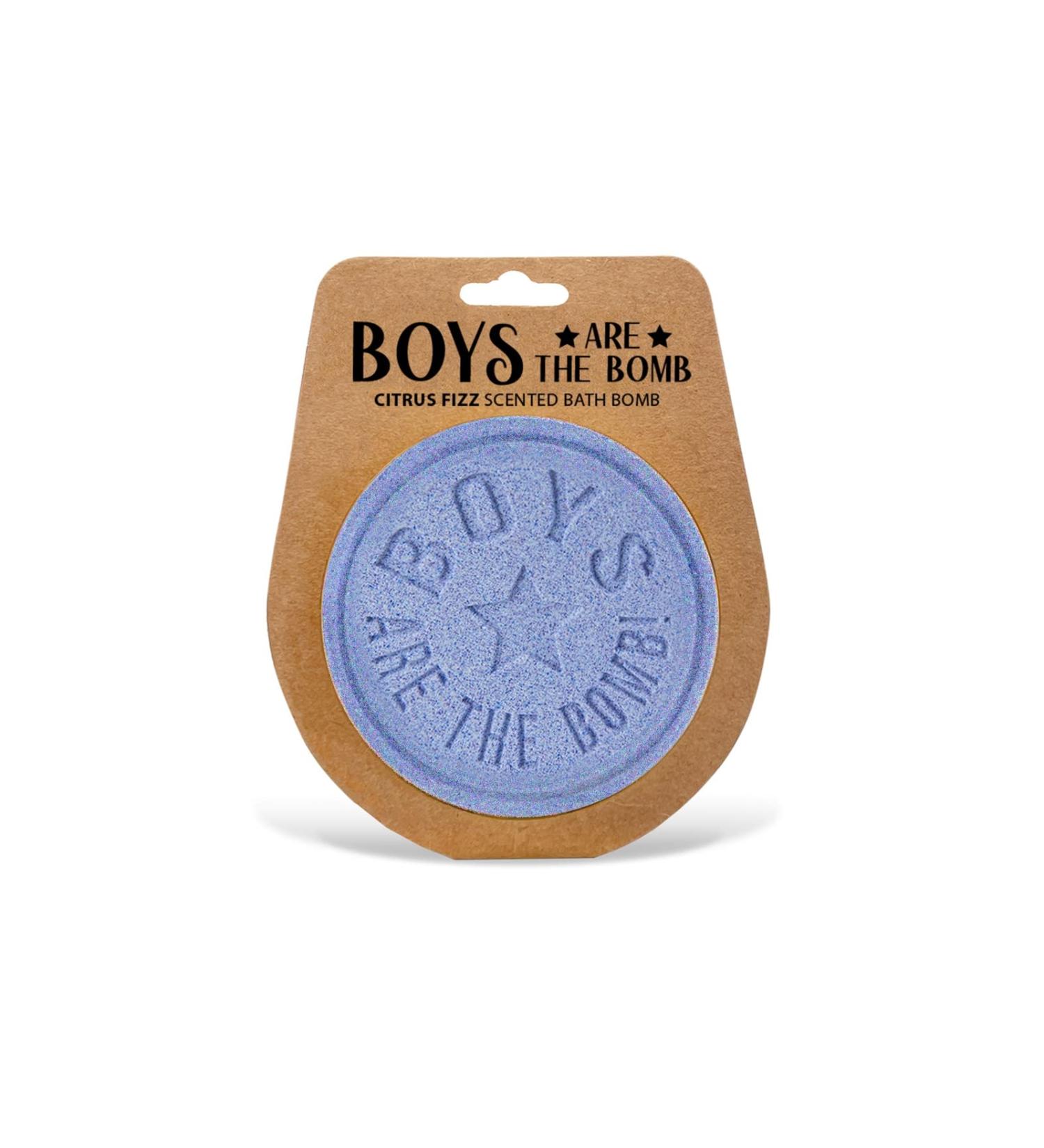H&H Personalised Scented Bath Bombs - Boys are The Bomb - Buy Online on SooperMarket.com
