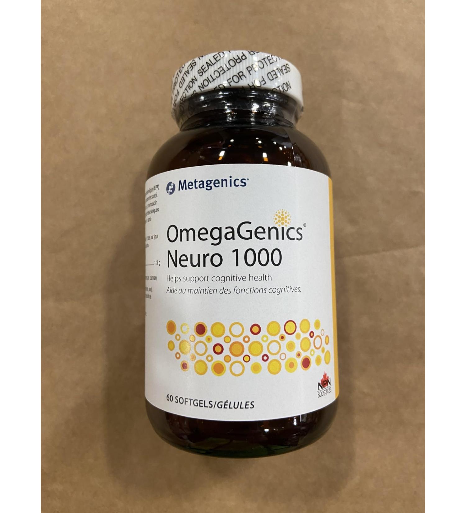 Metagenics - OmegaGenics Neuro 1000-60 Softgels - Buy Online on SooperMarket.com