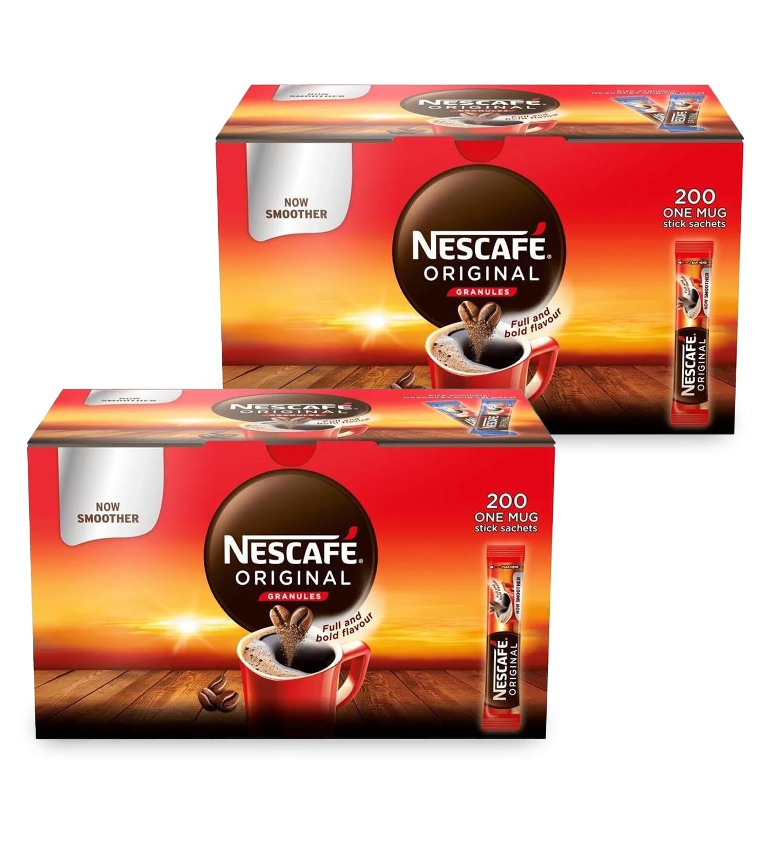 Original Catering Instant Coffee Sachets 200x1.8g (2 boxes 400 Total) - Buy Online on SooperMarket.com