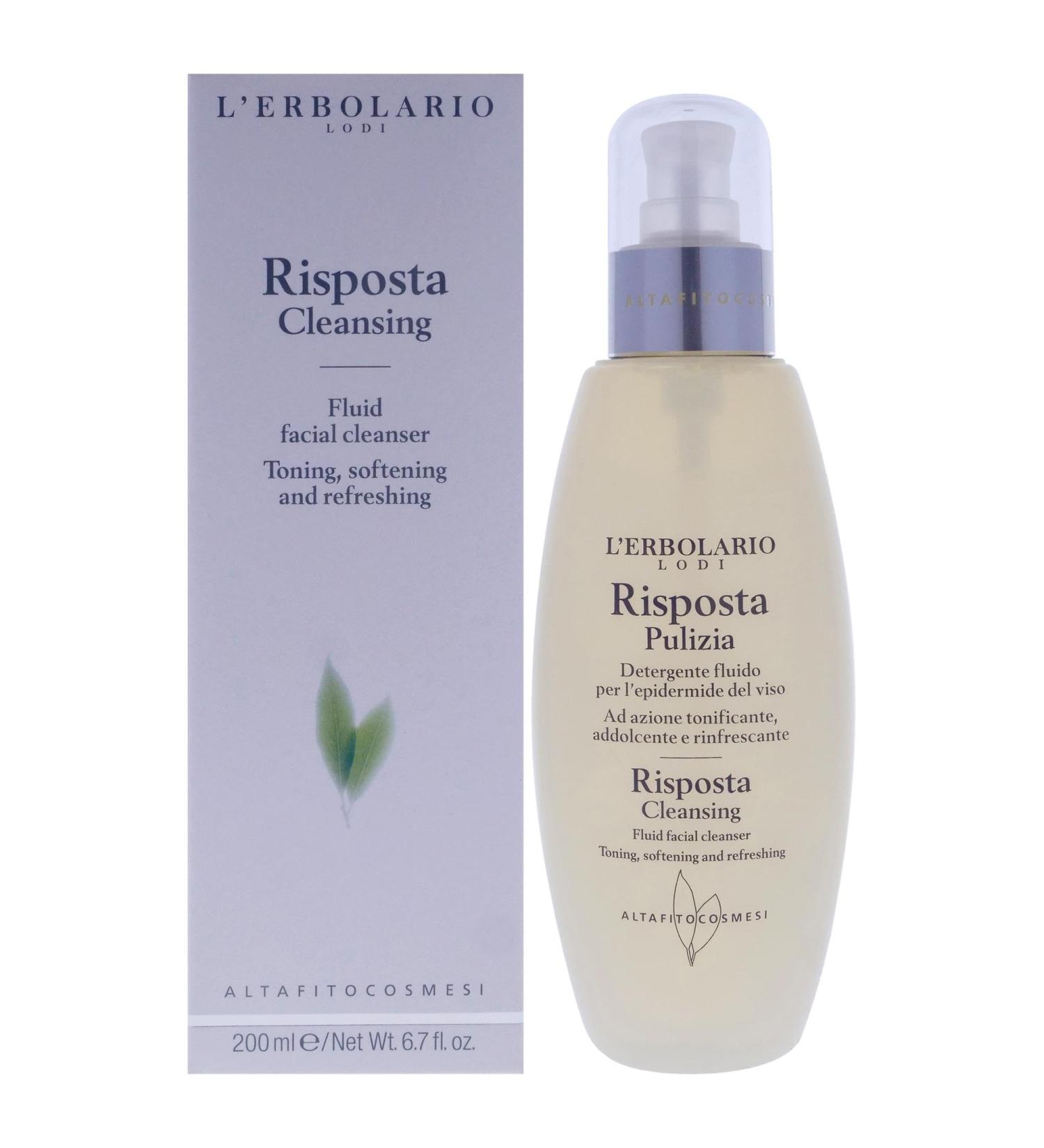 L'Erbolario Risposta Cleansing 200 ml - Premium International Shipping for Radiant Skin - Buy Online on SooperMarket.com