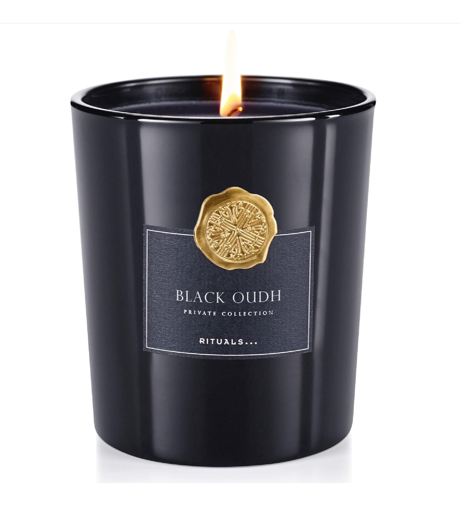 RITUALS Black Oudh Luxury Home Decor Candle - 357g | International Shipping Available - Buy Online on SooperMarket.com