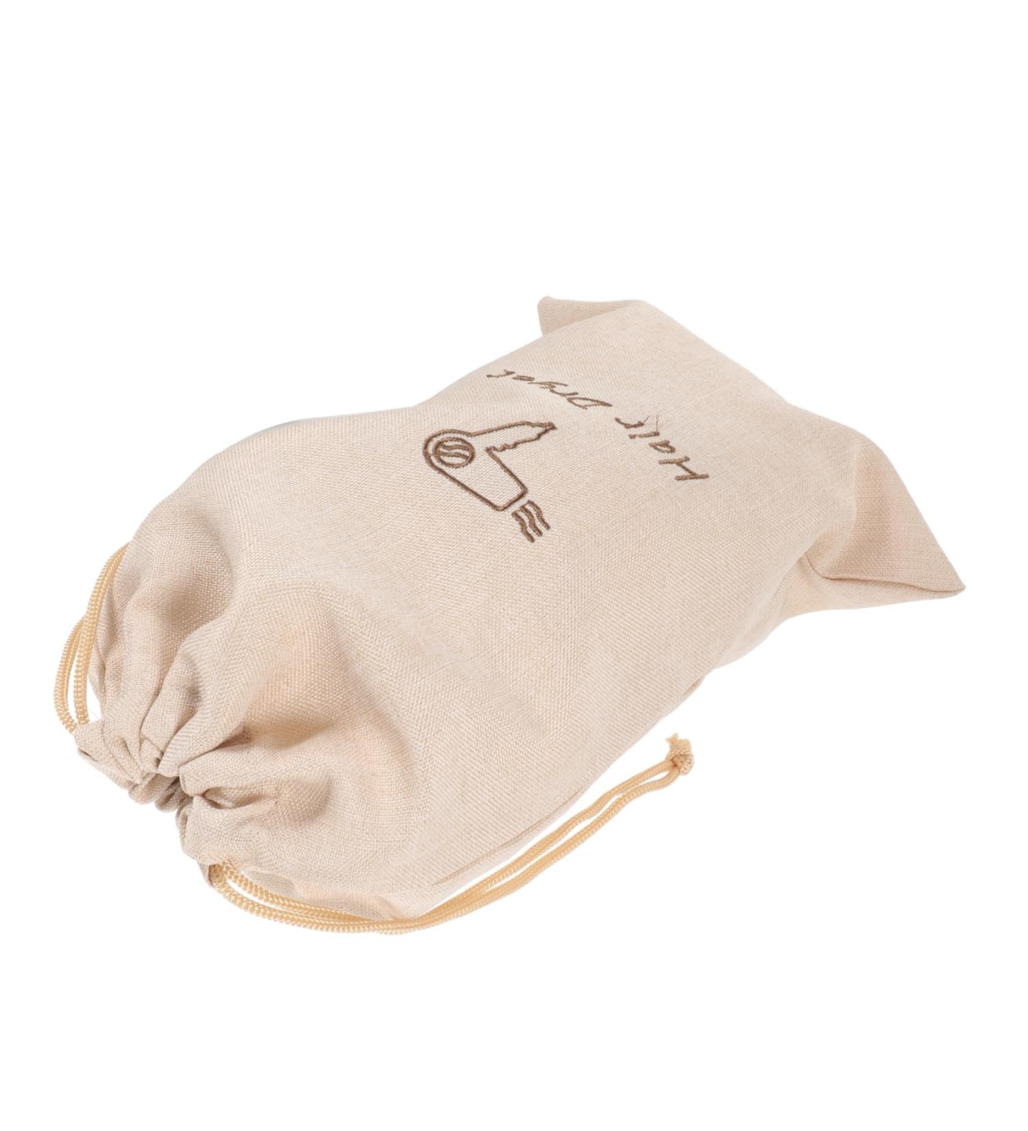 FOYTOKI Drawstring Bag Blow Dryer Canvas Travel Bag Hair Dryer Travel Case Hair Dryer Storage Bag Bags Linen - Buy Online on SooperMarket.com