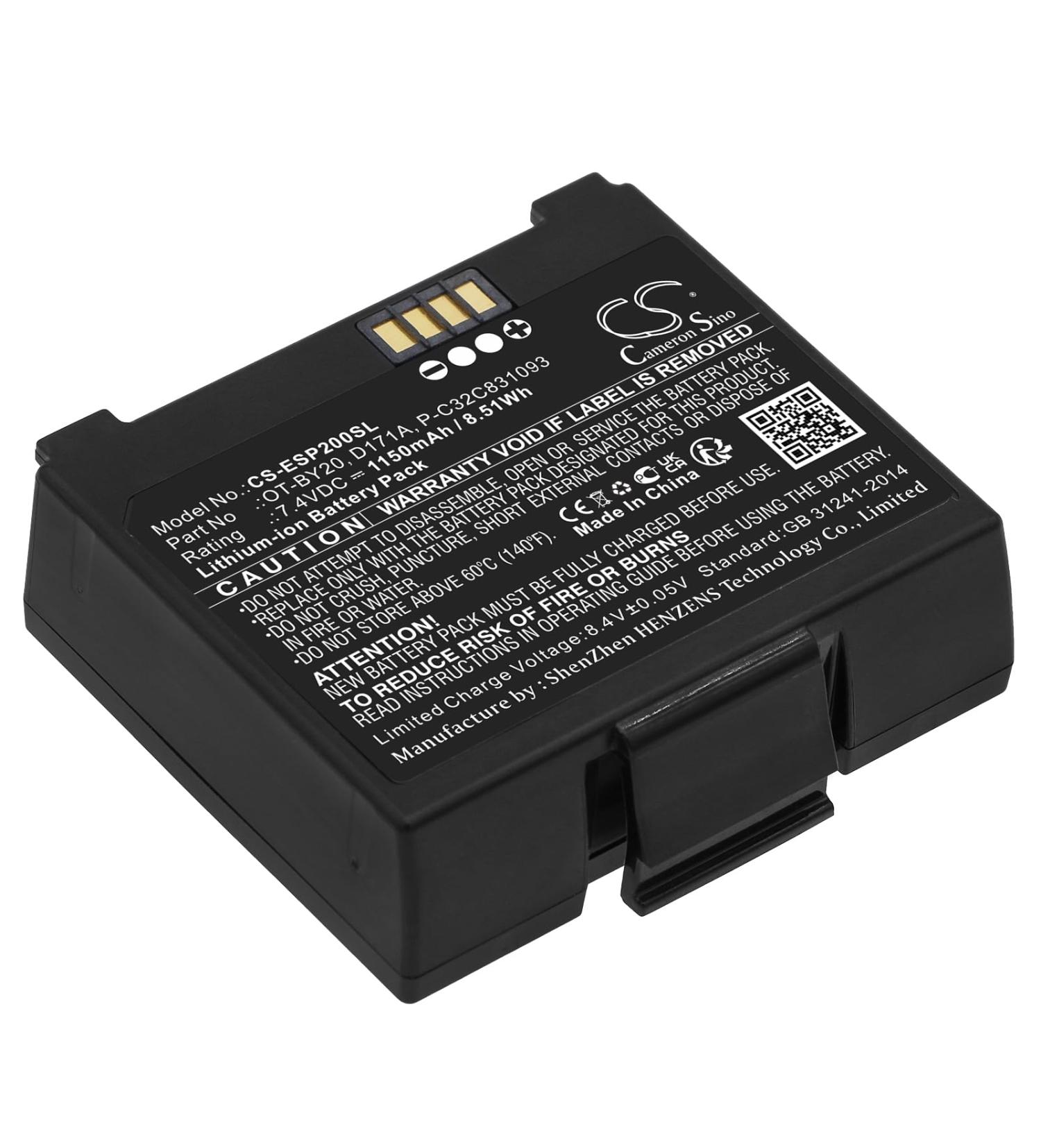 Battery Replacement for TM-P20 TM-P20II TM-P80II Plus - Compatible with Mobilink OT-BY20 P-C32C831093 - Reliable Power Solutions - Buy Online on SooperMarket.com
