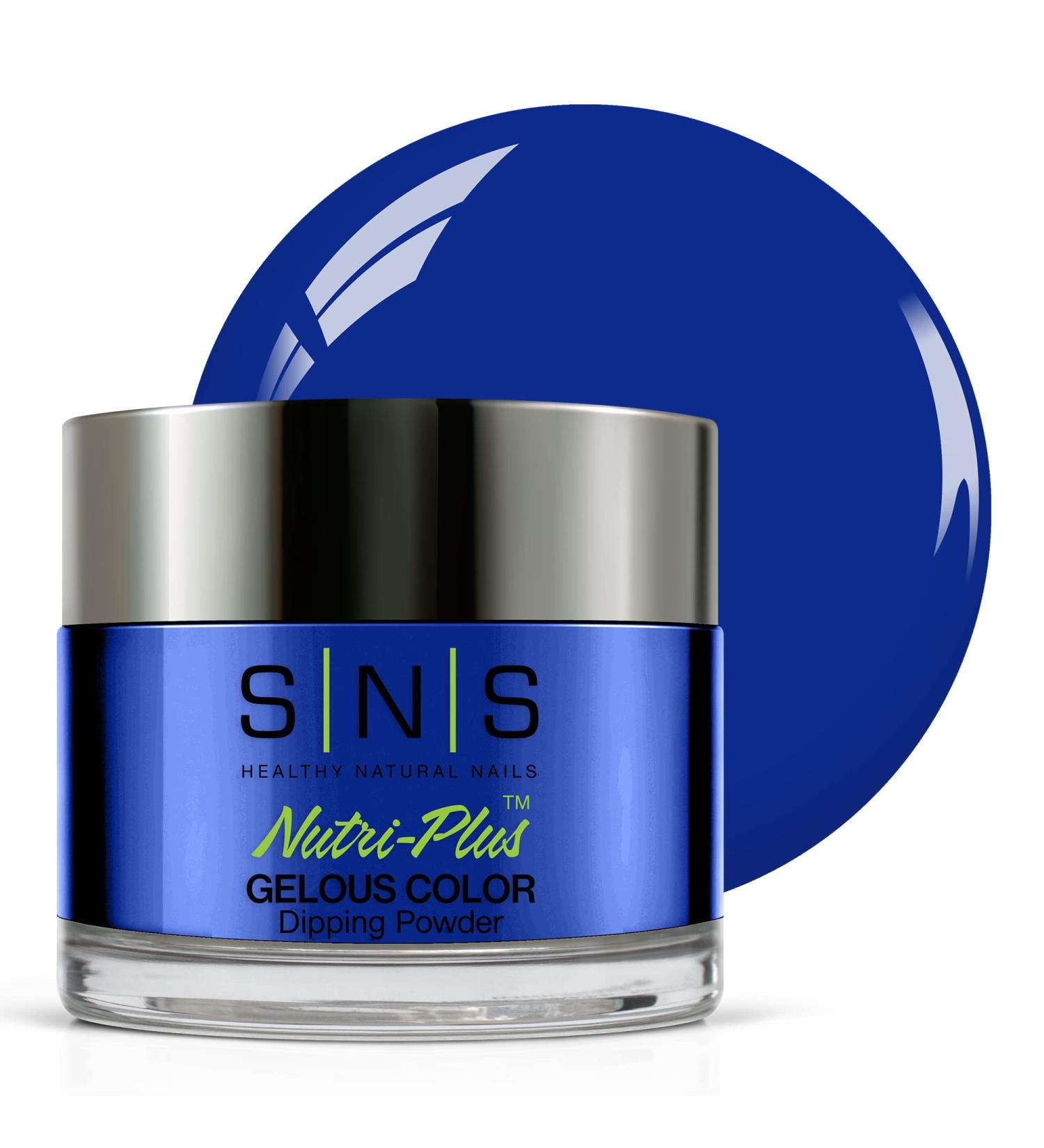 SNS Nail Dip Powder - Blue Razz (CS101) | Long-Lasting Color Low-Odor & No UV Needed - 1 oz for Perfect Nails - Buy Online on SooperMarket.com