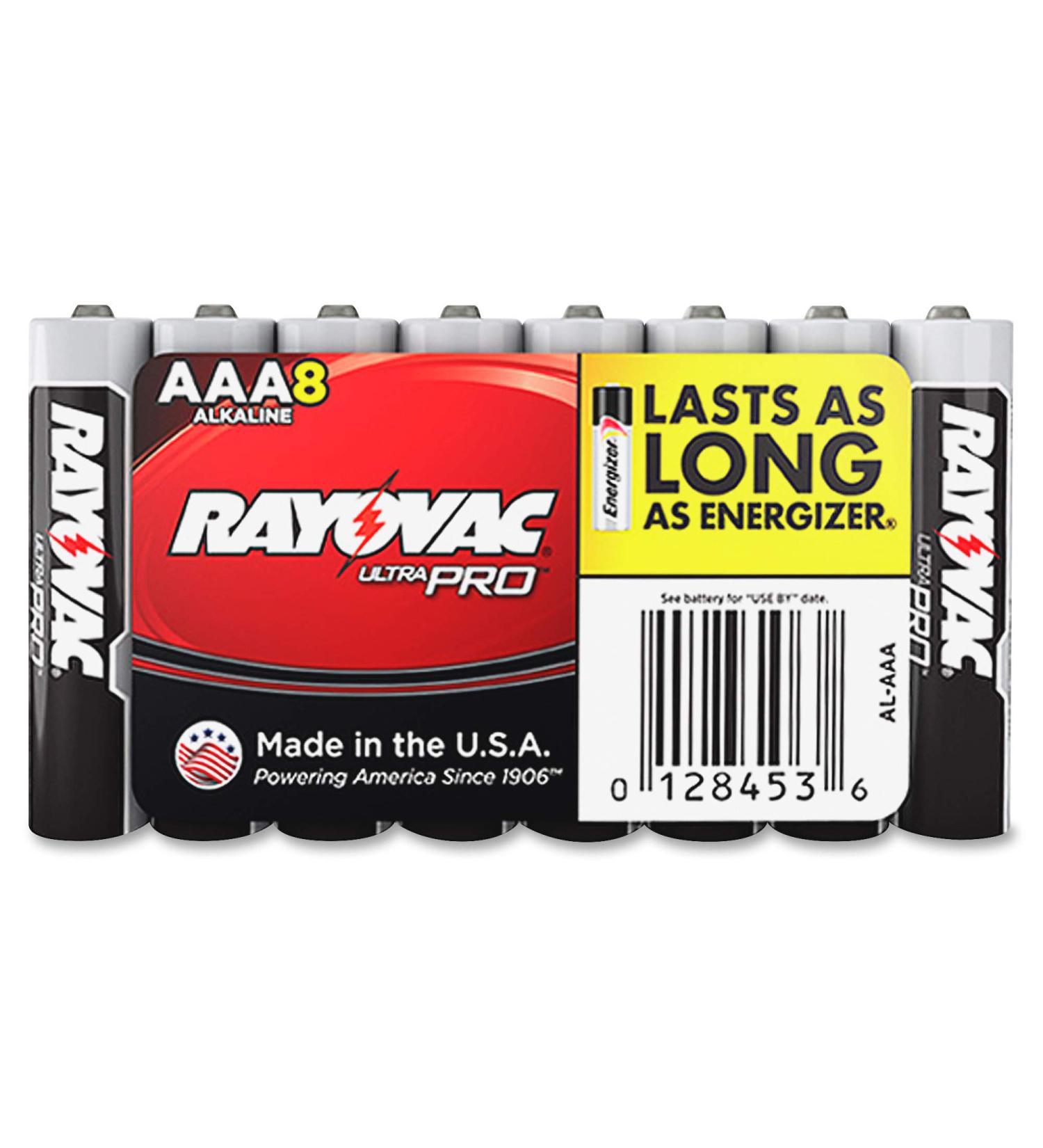 Rayovac Ultra Pro Alkaline AAA Batteries