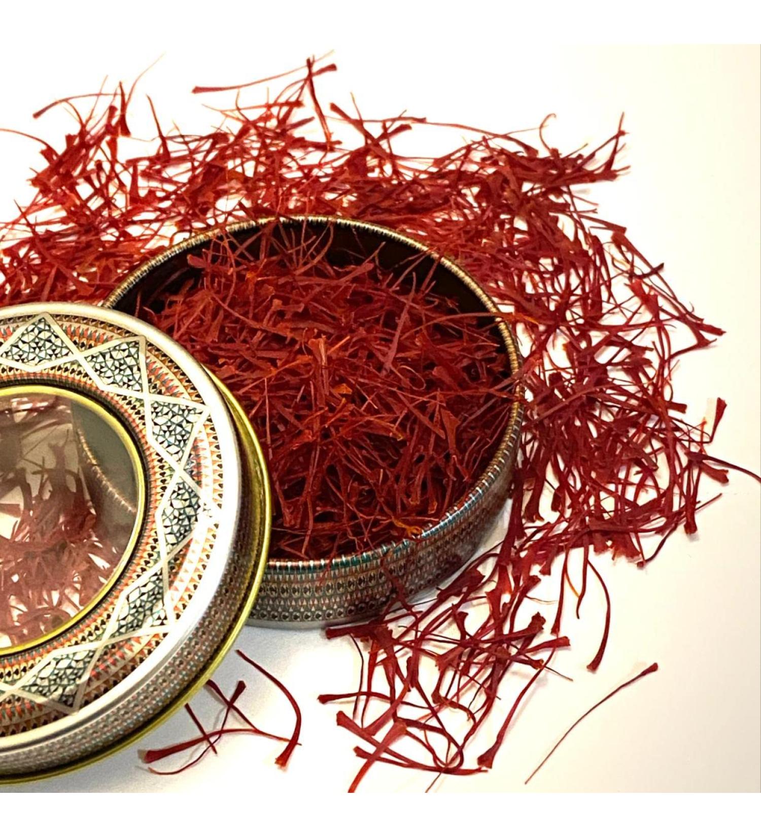 Premium 100% Pure Organic Super Negin Saffron Threads (3g) - A+ Grade - Buy Online on SooperMarket.com